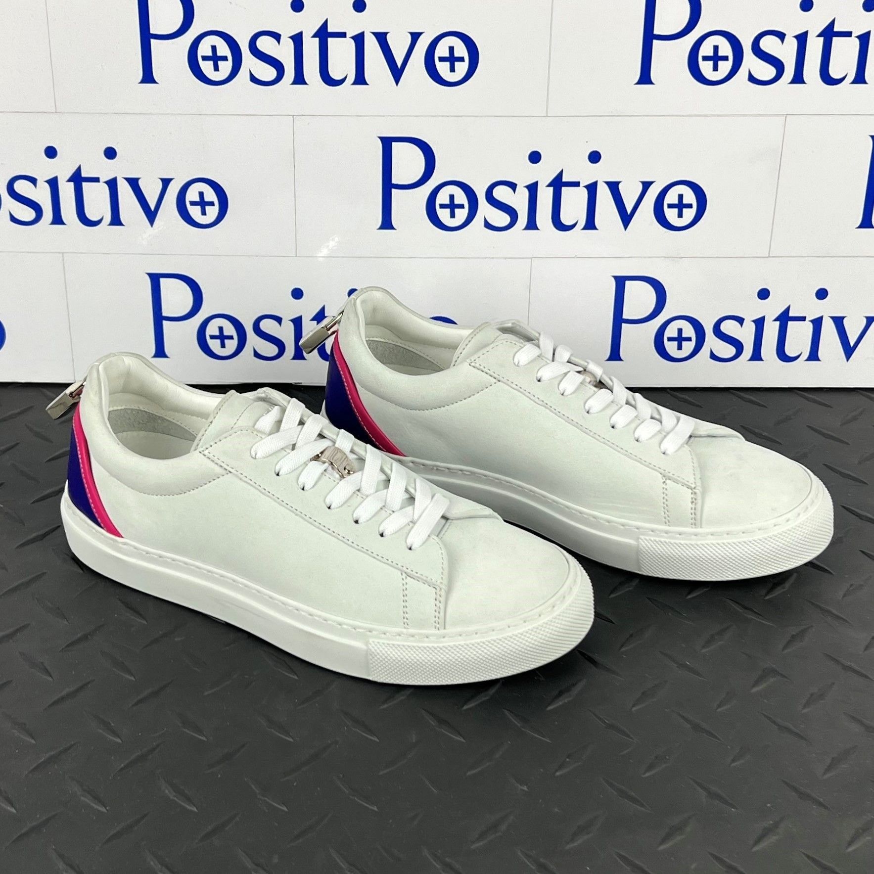 Buscemi Buscemi Tennis Lock Purple Trio Leather Sneakers US 7 Size US 7 / IT 37 - 4 Thumbnail