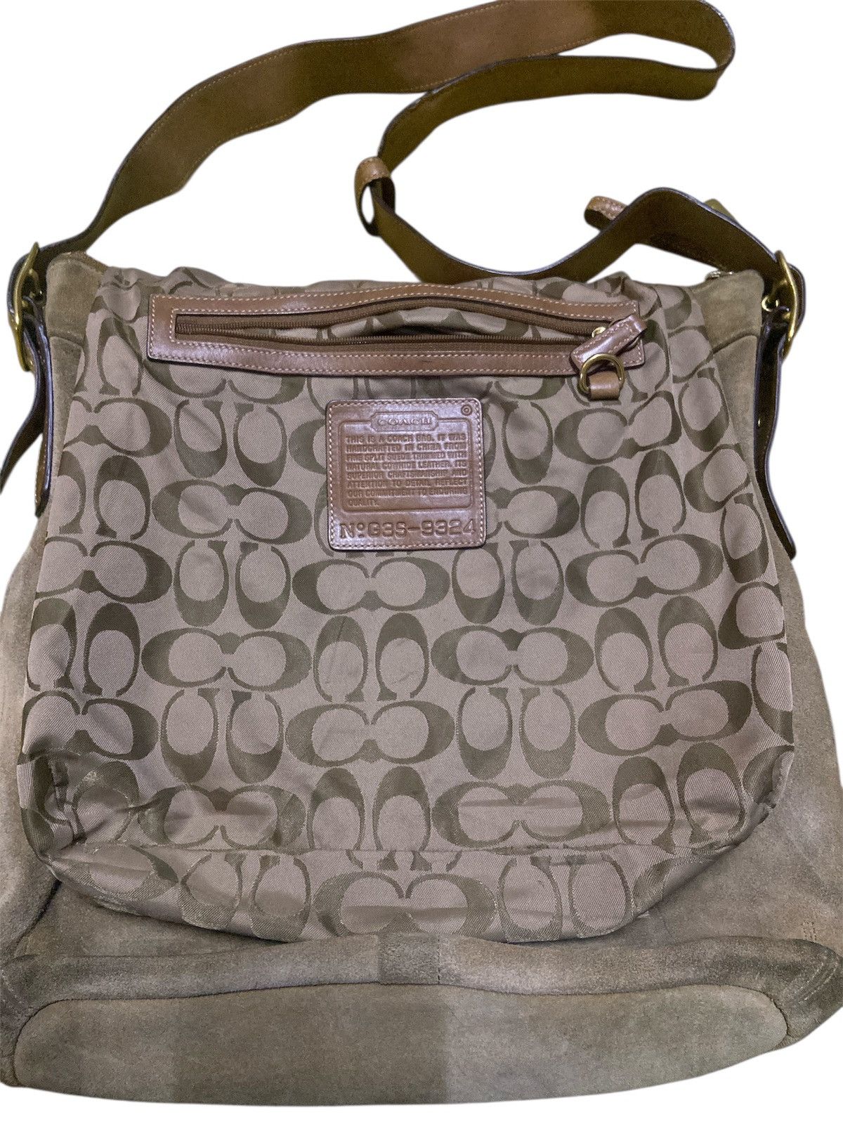 Coach Authentic Vintage old Coach Suede Leather Sholder Brown Size ONE SIZE - 6 Thumbnail