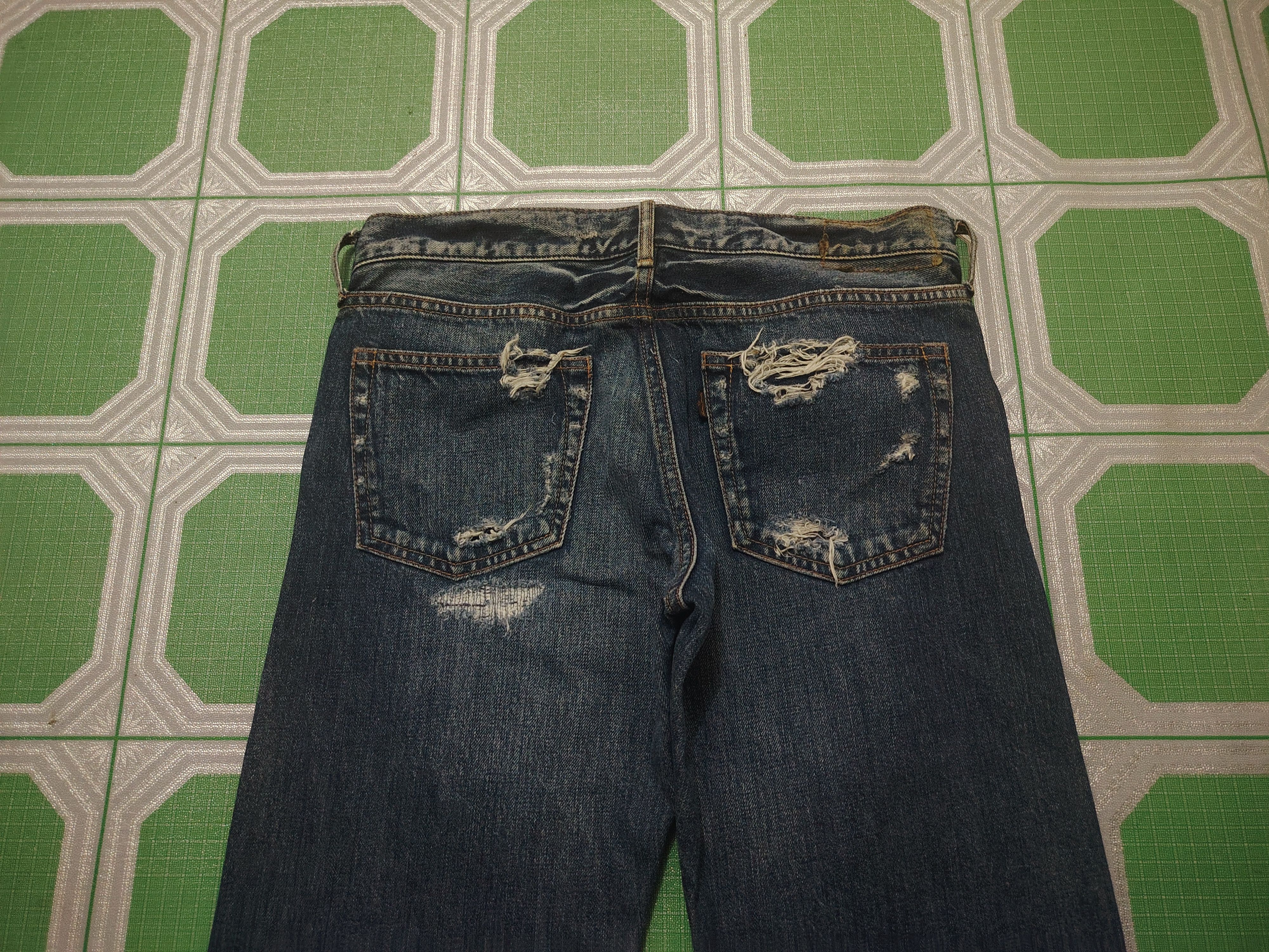 GOA Rare!!! Genuine Vintage Goa Distressed Jeans Selvedge denim Size US 30 / EU 46 - 14 Thumbnail