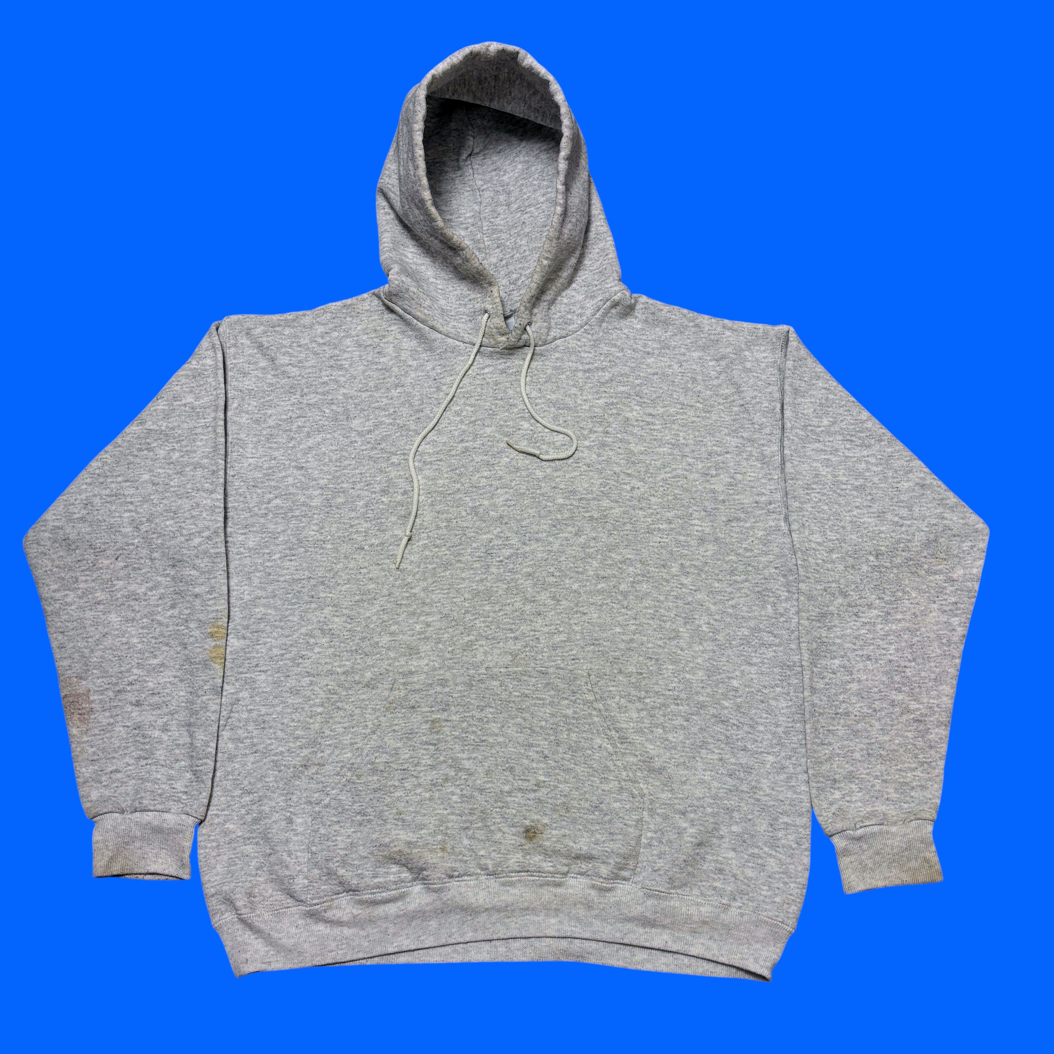 Vintage Vintage Blank Hoodie Gray 90s Salem Sportswear Made In Usa Size US L / EU 52-54 / 3 - 1 Thumbnail