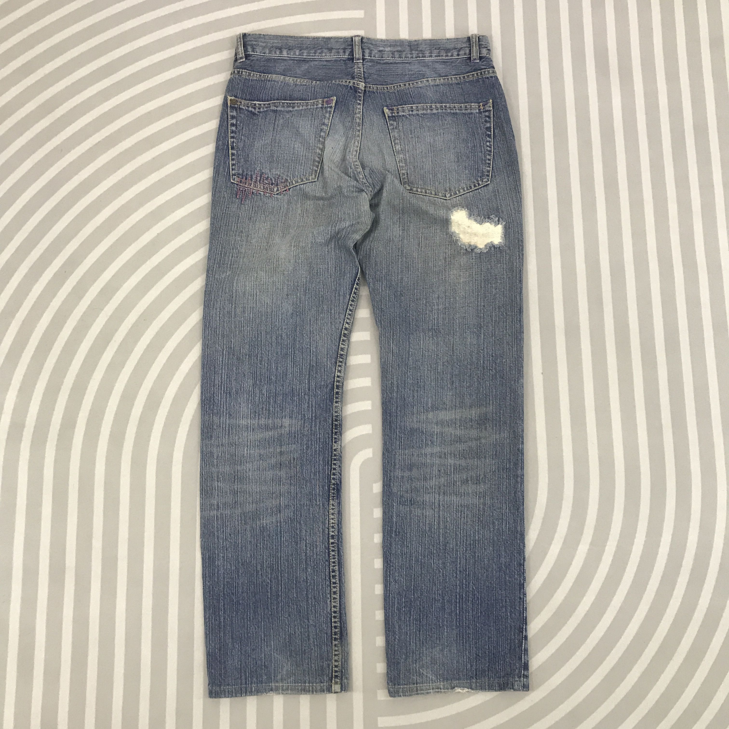 Takeo Kikuchi × Vintage Vintage Takeo Kikuchi Ripped Distressed Denim jeans pants Size US 32 / EU 48 - 4 Thumbnail