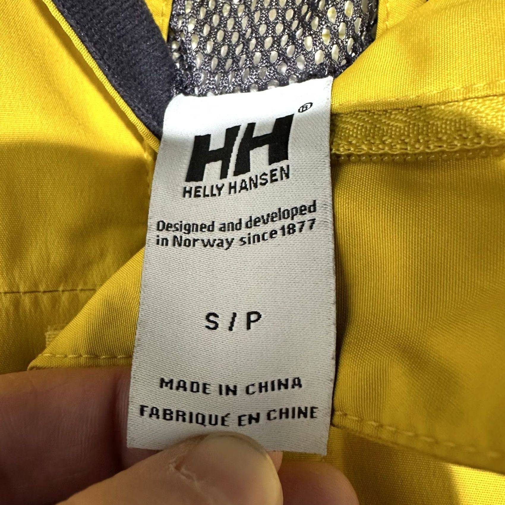 Helly Hansen Helly Hansen Seven J Rain Jacket Mens Small Yellow Helly Tech Protection Jacket Size US S / EU 44-46 / 1 - 4 Thumbnail