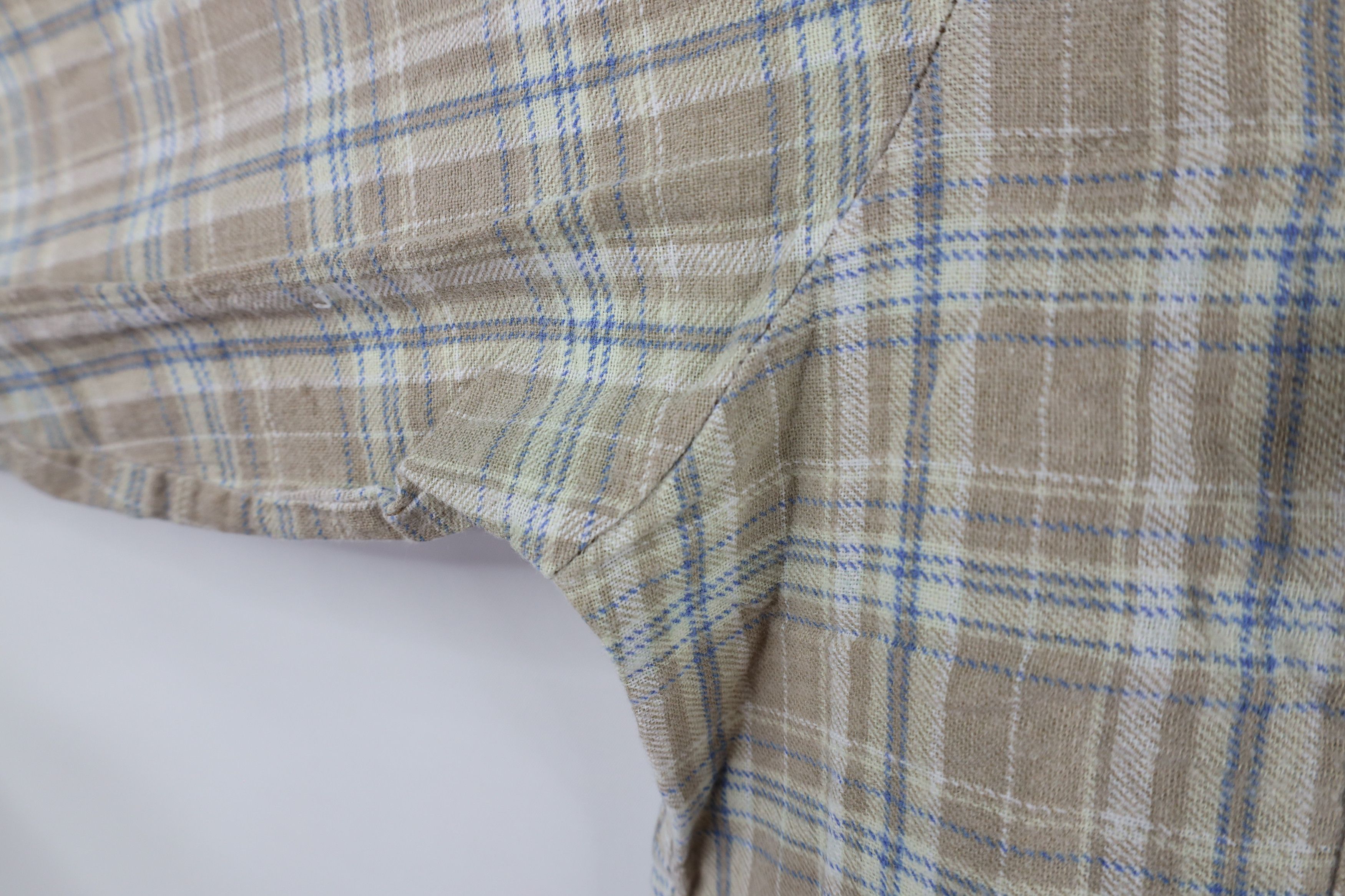 Vintage Vintage 90s Streetwear Flannel Collared Button Shirt Plaid Size M / US 6-8 / IT 42-44 - 8 Thumbnail