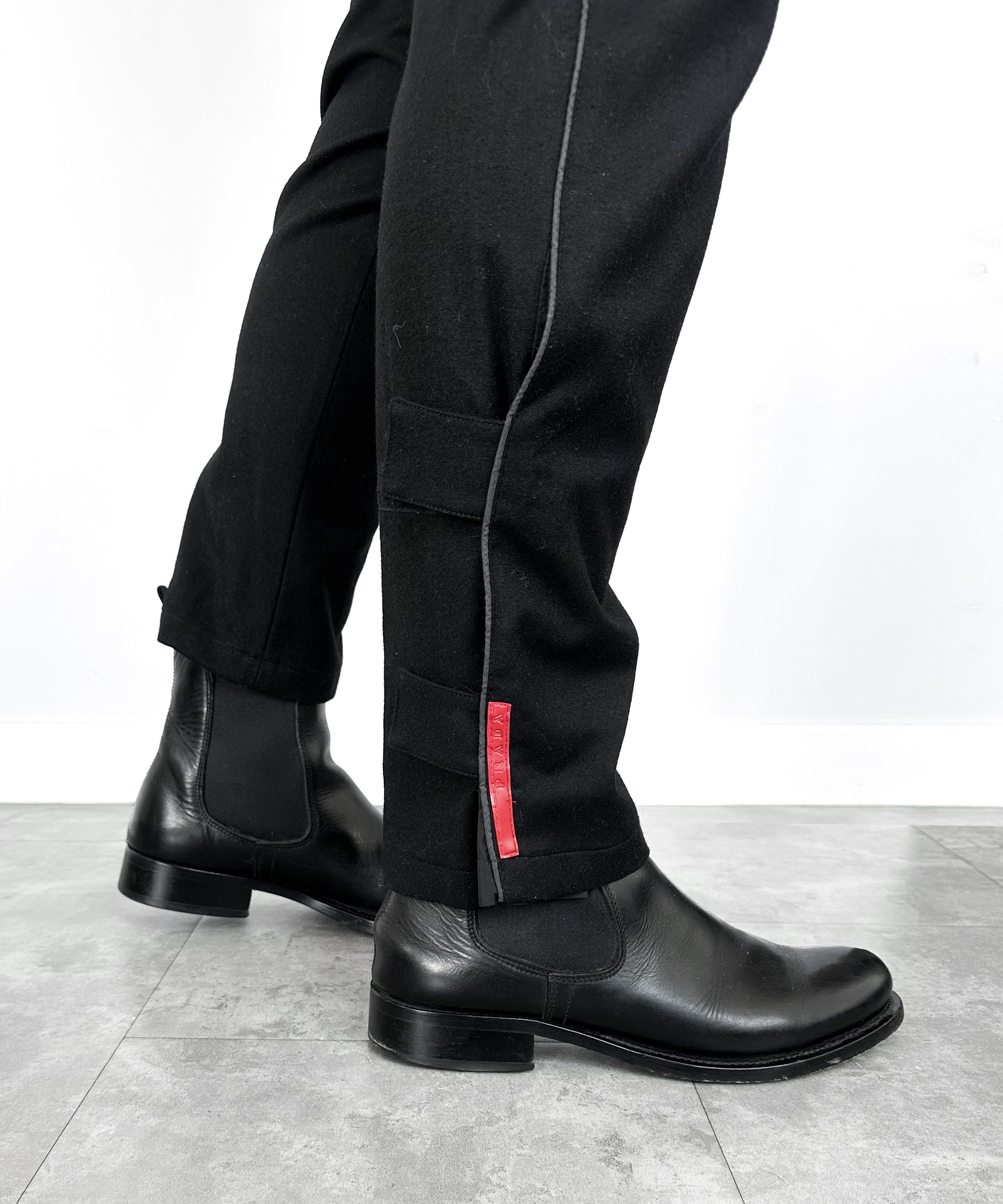 Miu Miu MIU MIU Boots Black Leather Chelsea Ankle Vintage PRADA Size US 8 / EU 41 - 2 Thumbnail