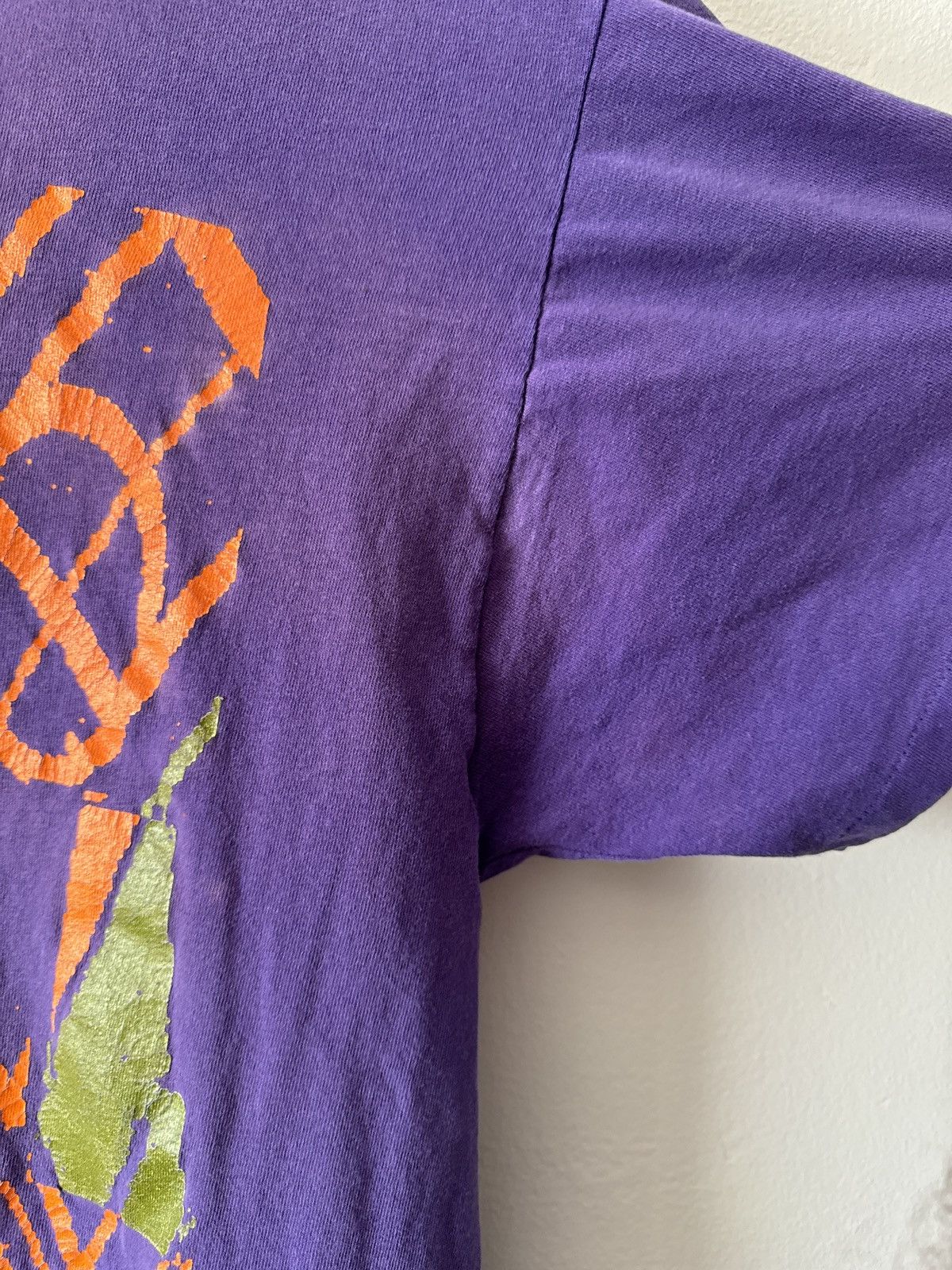 Nike × Vintage Vintage 90s Nike Flight T Shirt Size XL Purple Made In USA Size US XL / EU 56 / 4 - 6 Thumbnail