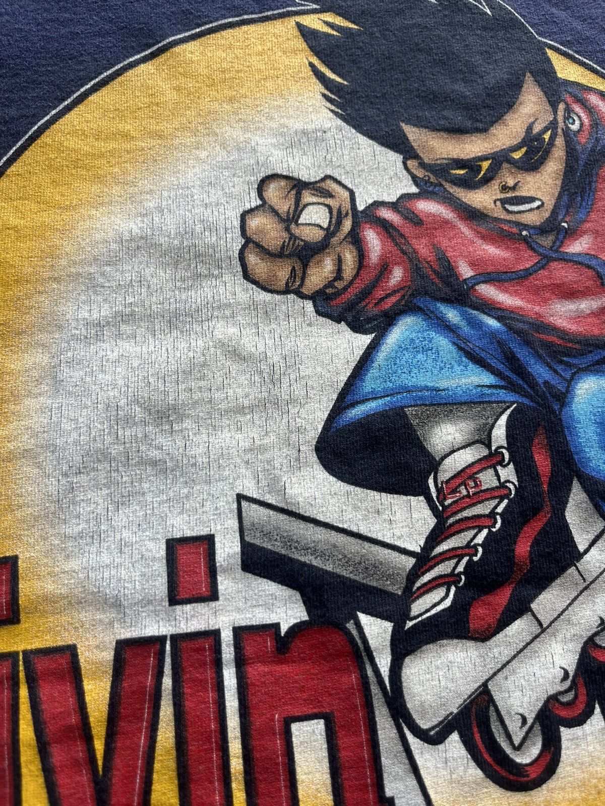 Vintage Vintage Livin Phat Roller blade Skateboard Brand 90’s Tshirt Size US L / EU 52-54 / 3 - 9 Thumbnail