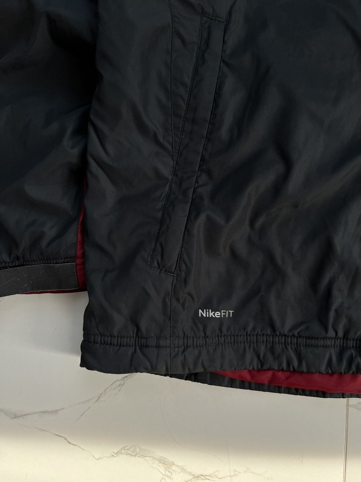Nike × Vintage 90's NIKE FIT SWOOSH LOGO RARE PUFFER JACKET GORPCORE Y2K Size US L / EU 52-54 / 3 - 2 Thumbnail