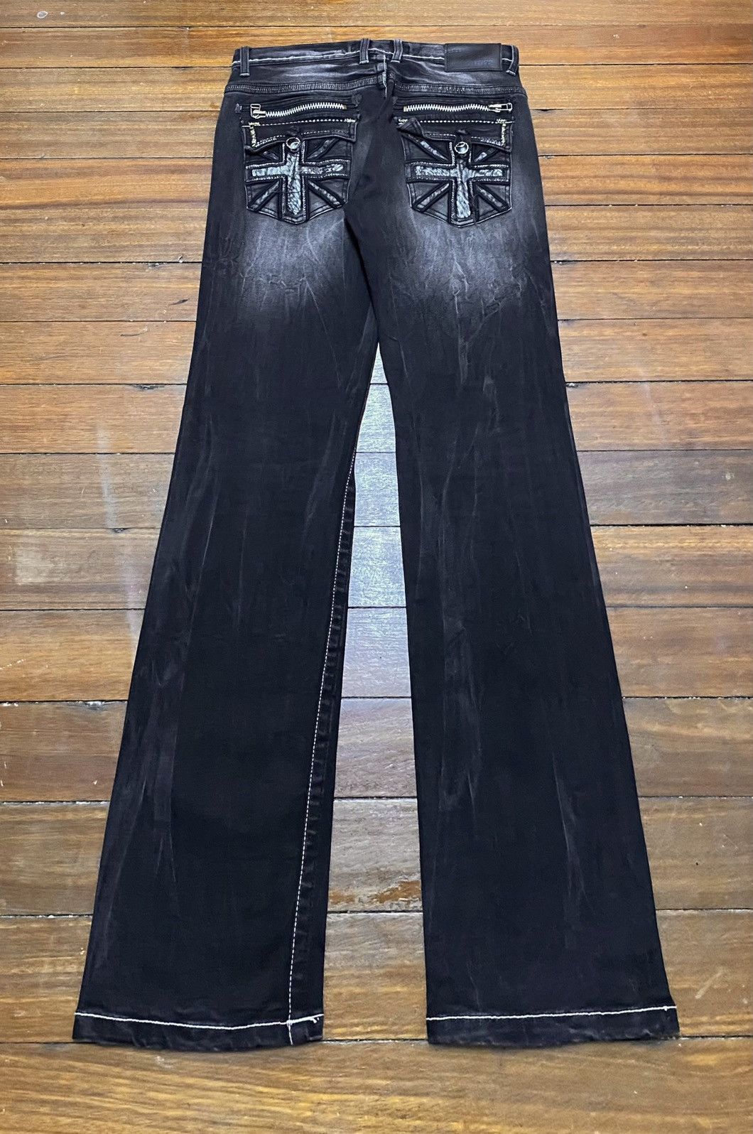 Japanese Brand Very Rare Design Vintage Japanese Brand Cloud 72 Jeans 2000s Size US 32 / EU 48 - 2 Thumbnail
