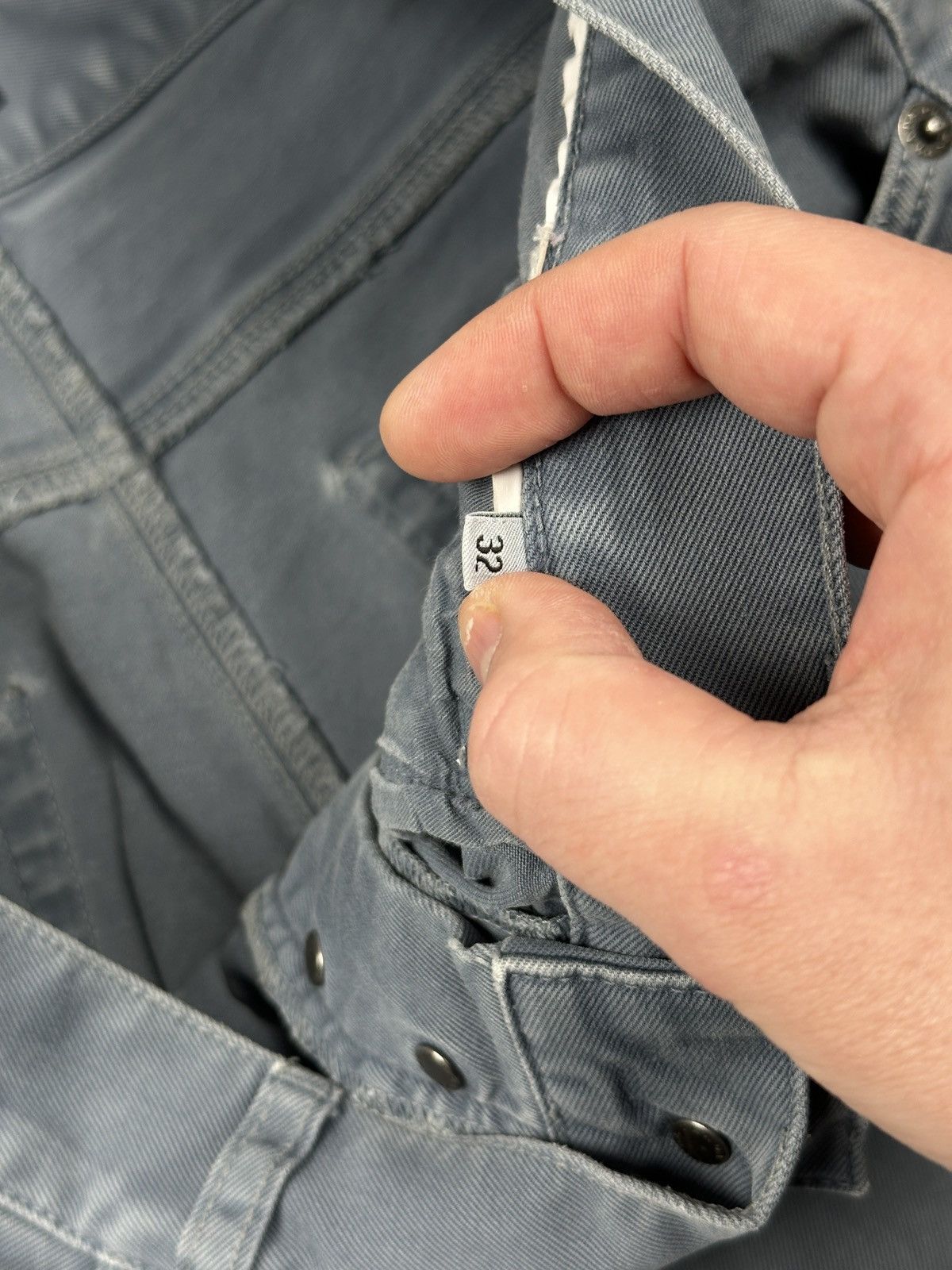 Prada Prada Milano Slim Fit Grey Denim Jeans Italy Lux y2k Pants Size US 32 / EU 48 - 13 Thumbnail