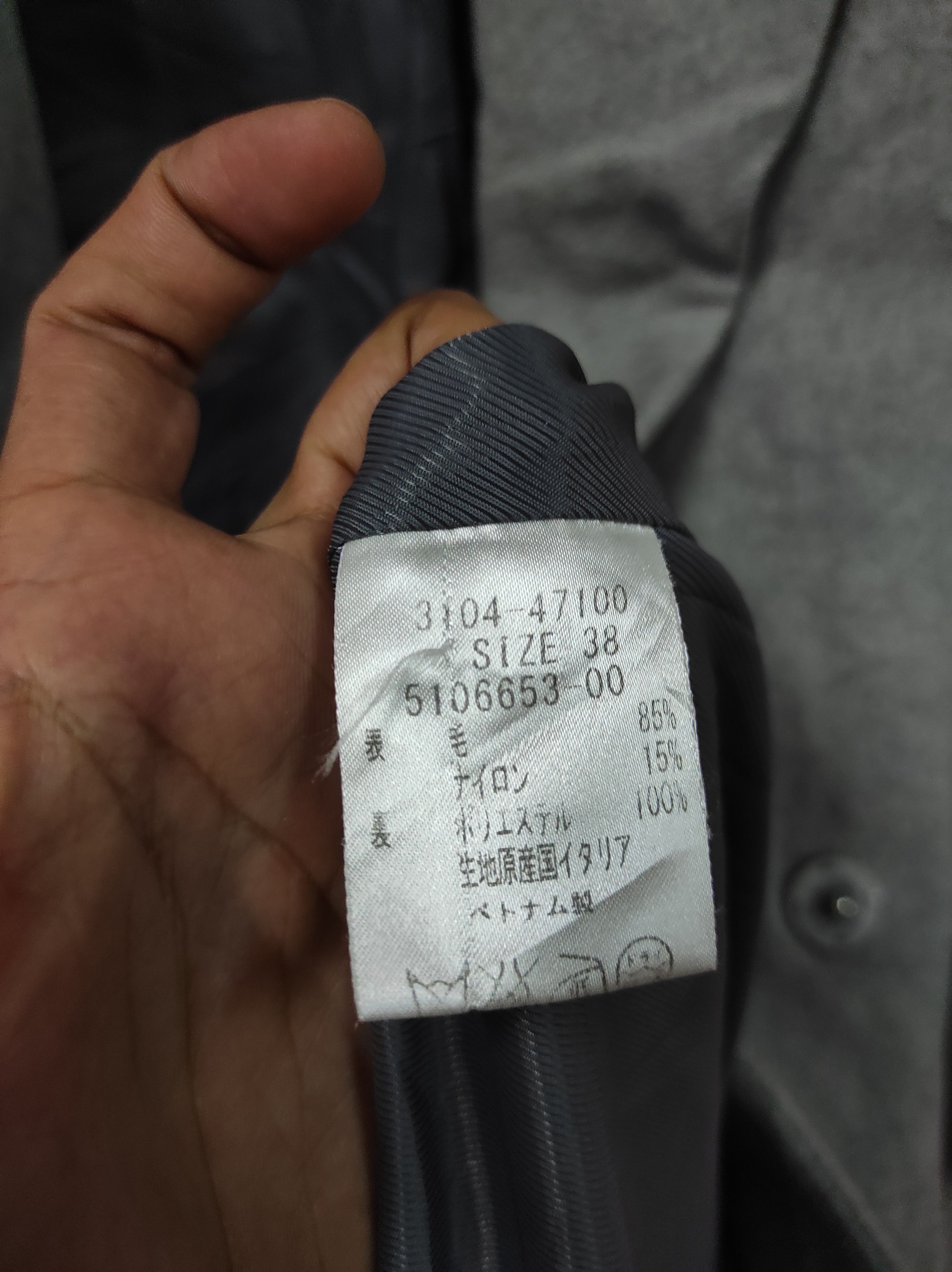 Other LAUTREAMONT ITALY DESIGNER COAT OVERCOAT LONG JACKET Size M / US 6-8 / IT 42-44 - 8 Thumbnail