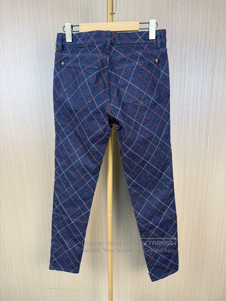 Chanel Chanel Classic diamond-embroidered jeans Size 25" / US 0 / IT 36 - 2 Thumbnail