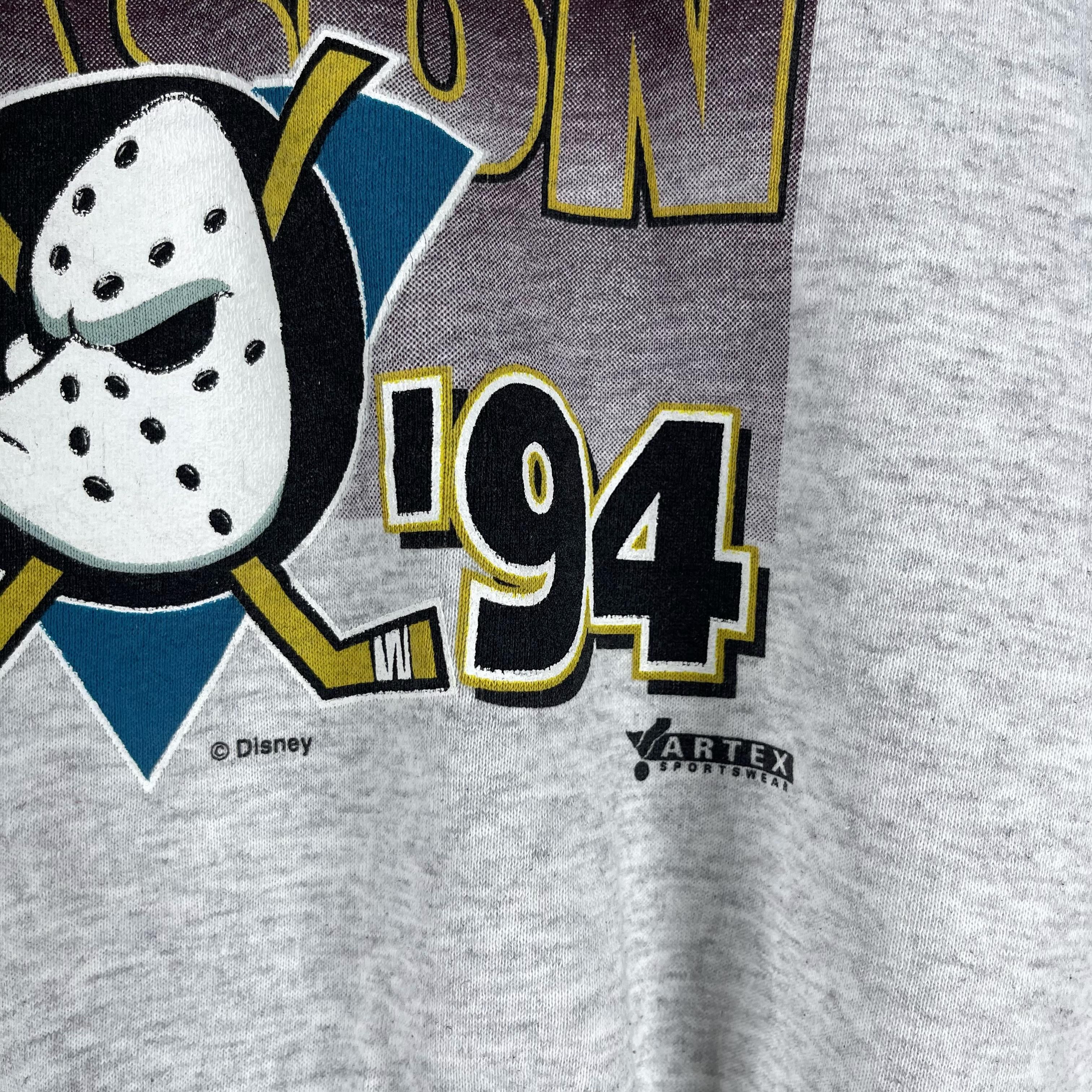 NHL × Vintage Vintage MIGHTY DUCKS Inaugural Season Nhl Sweatshirt Size US L / EU 52-54 / 3 - 3 Thumbnail