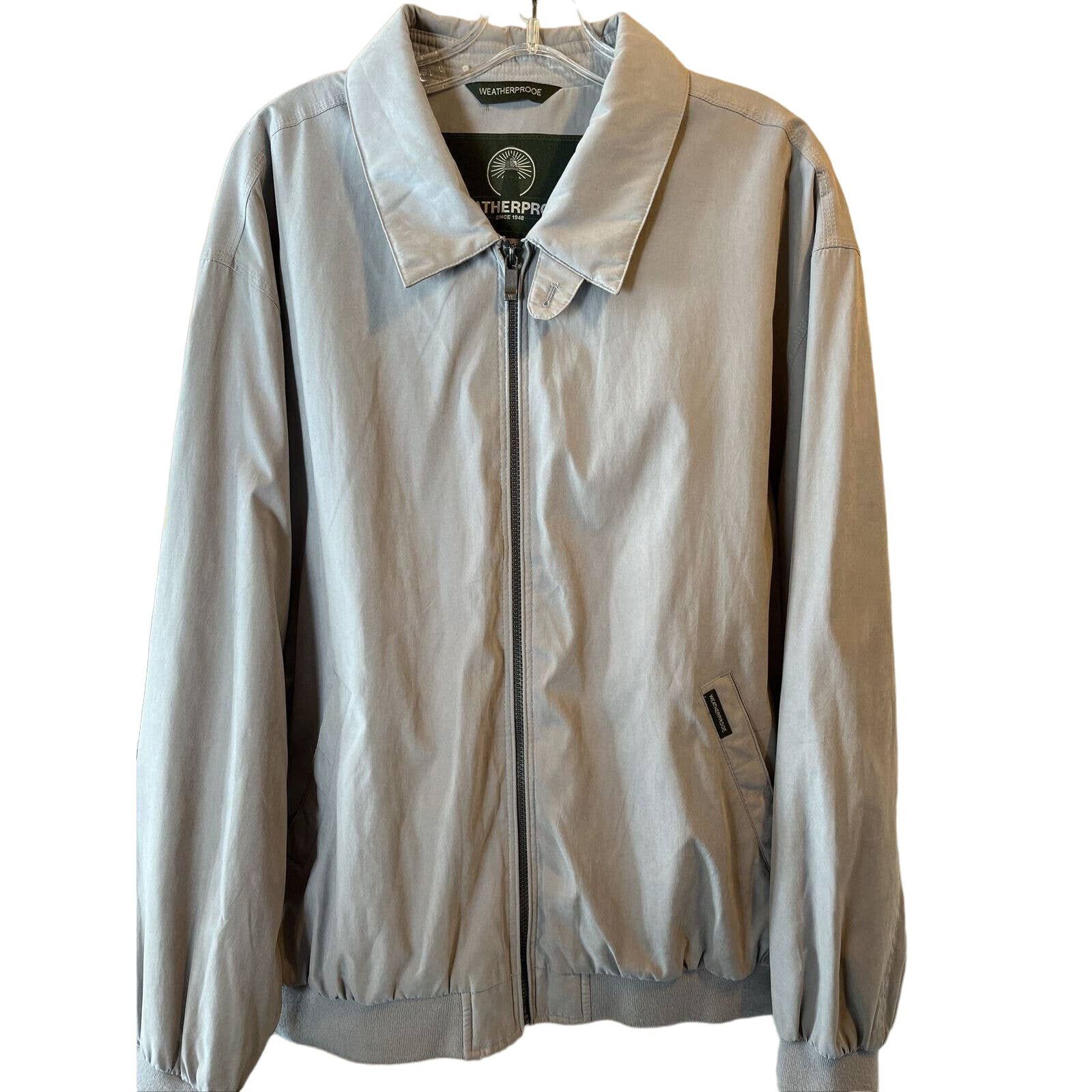 Weatherproof Weatherproof Men’s XL Gray Zip Cotton Polyester Nylon Jacket Size US XL / EU 56 / 4 - 1 Thumbnail