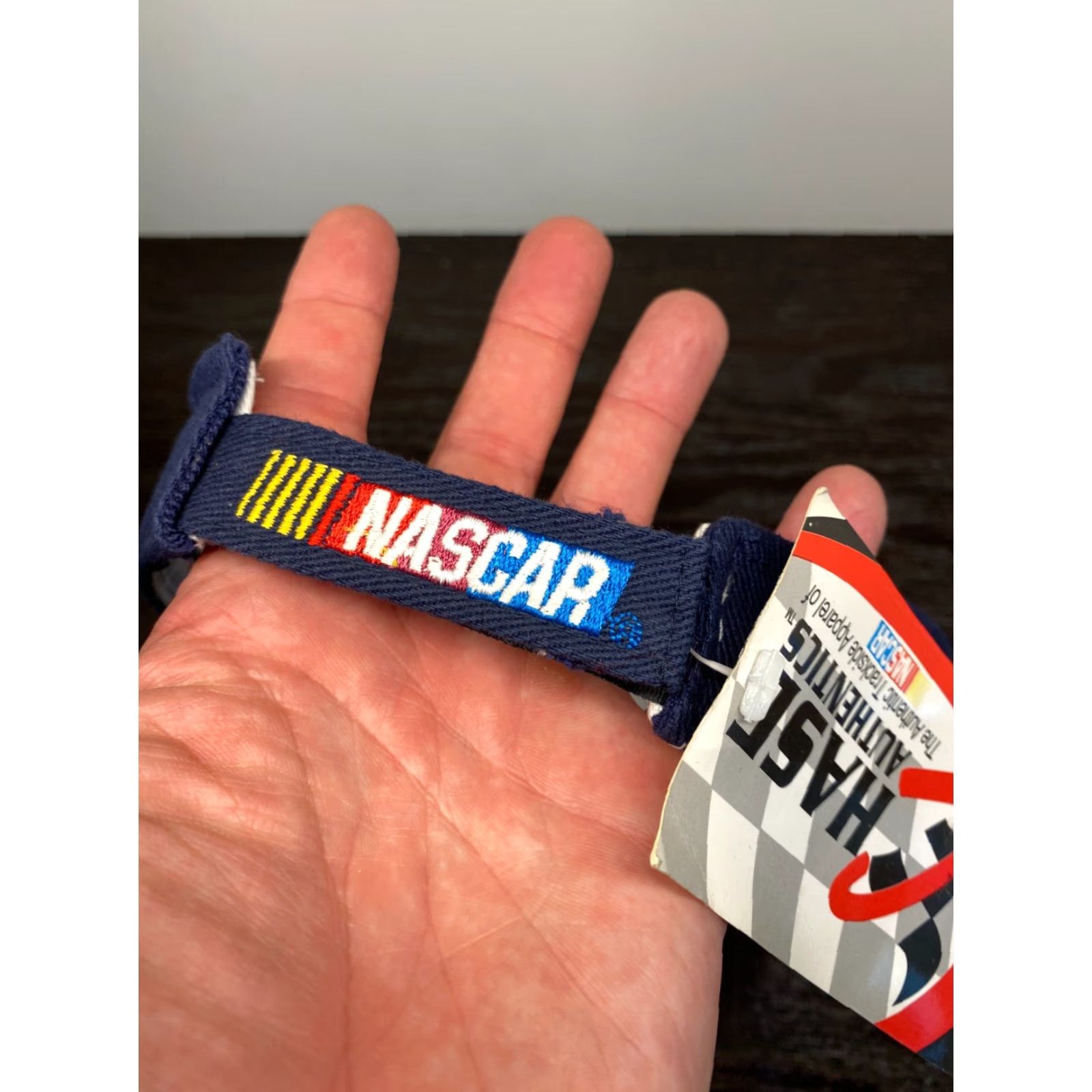 Chase Authentics VINTAGE NASCAR Chase Authentics Men's Blue Cotton Twill Adjustable Visor Racing Cars One Size Size ONE SIZE - 6 Thumbnail