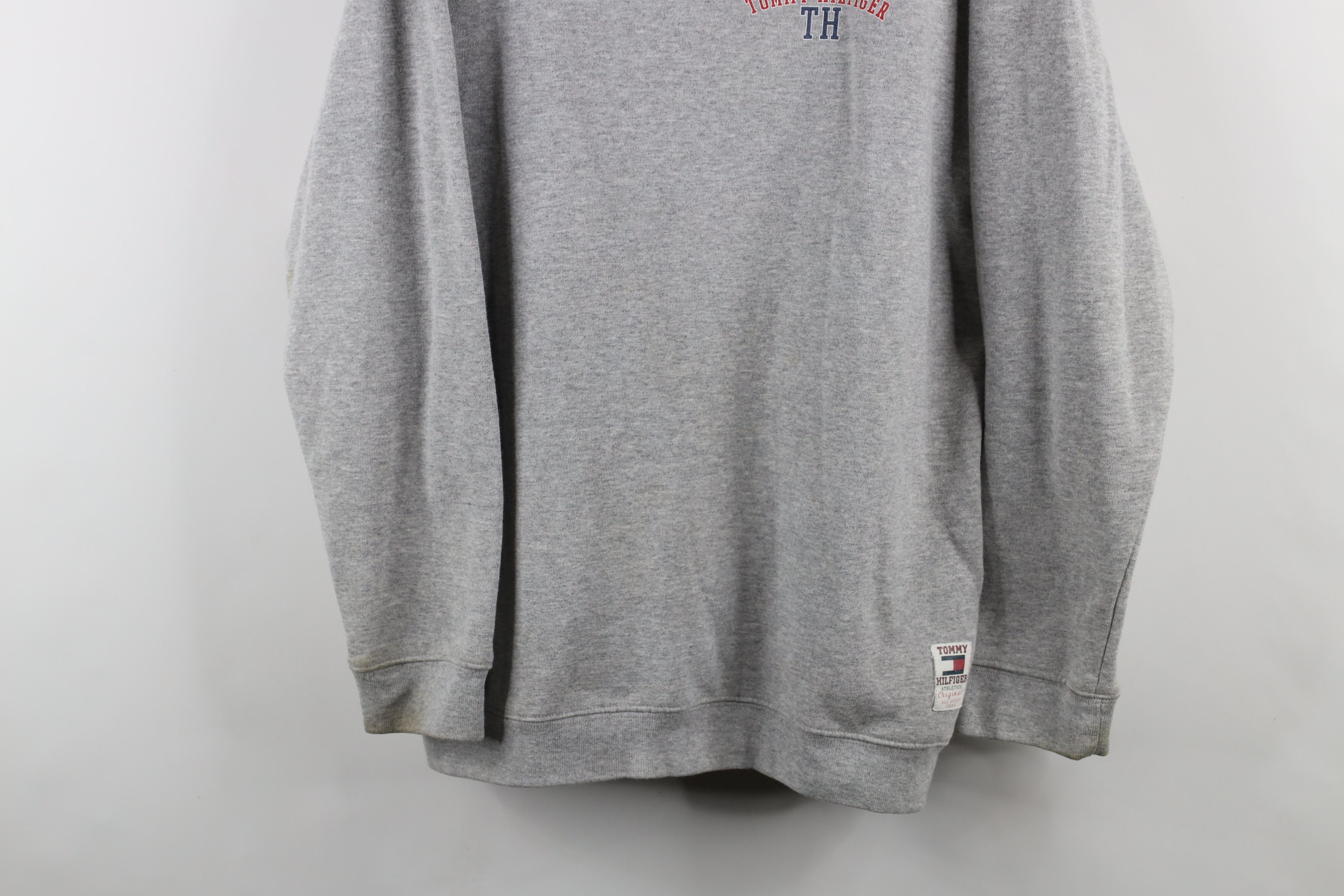 Tommy Hilfiger × Vintage Vintage 90s Tommy Hilfiger Spell Out Crewneck Sweatshirt USA Size US L / EU 52-54 / 3 - 3 Thumbnail