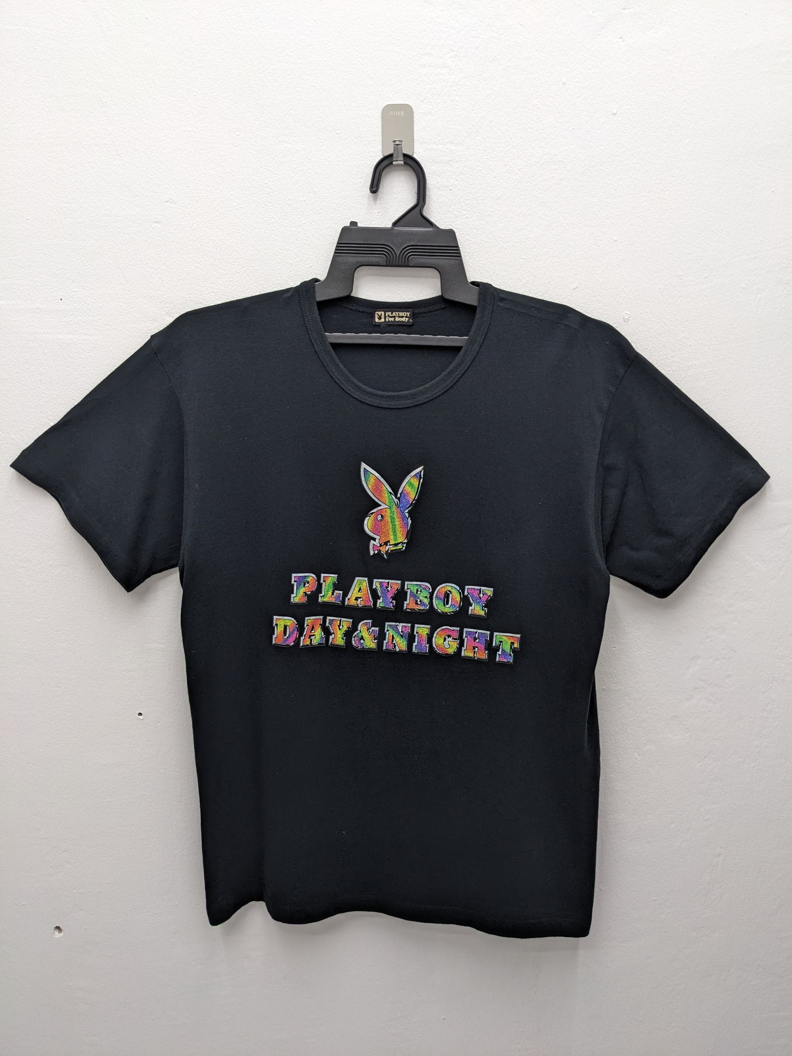 Playboy VINTAGE PLAYBOY DAY & NIGHT TSHIRT Size US L / EU 52-54 / 3 - 2 Thumbnail