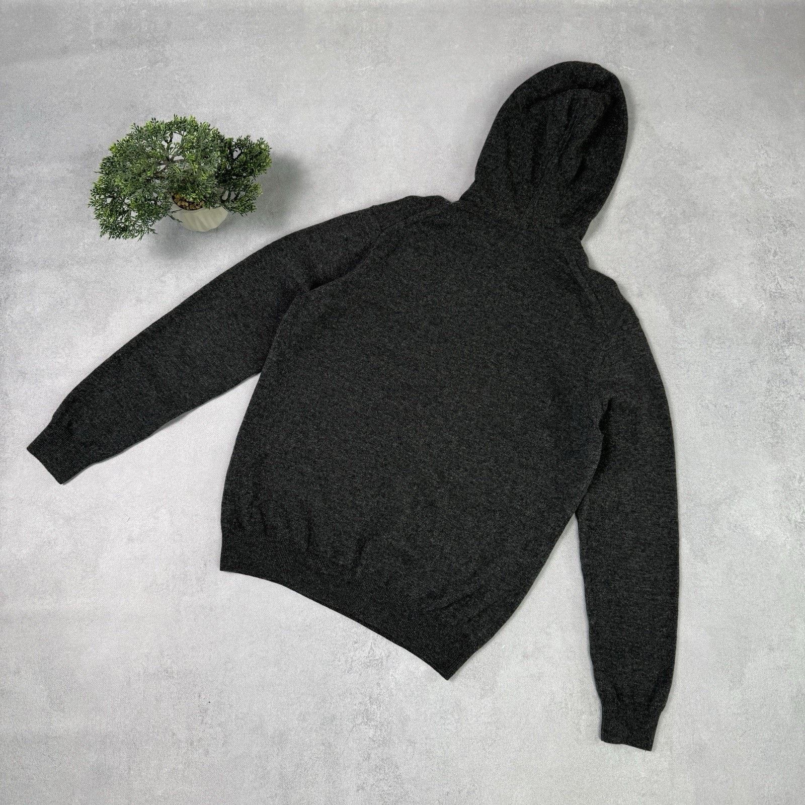 Lacoste Vintage Lacoste Wool Sweater Hooded Men Size 5 Grey Size US L / EU 52-54 / 3 - 11 Thumbnail