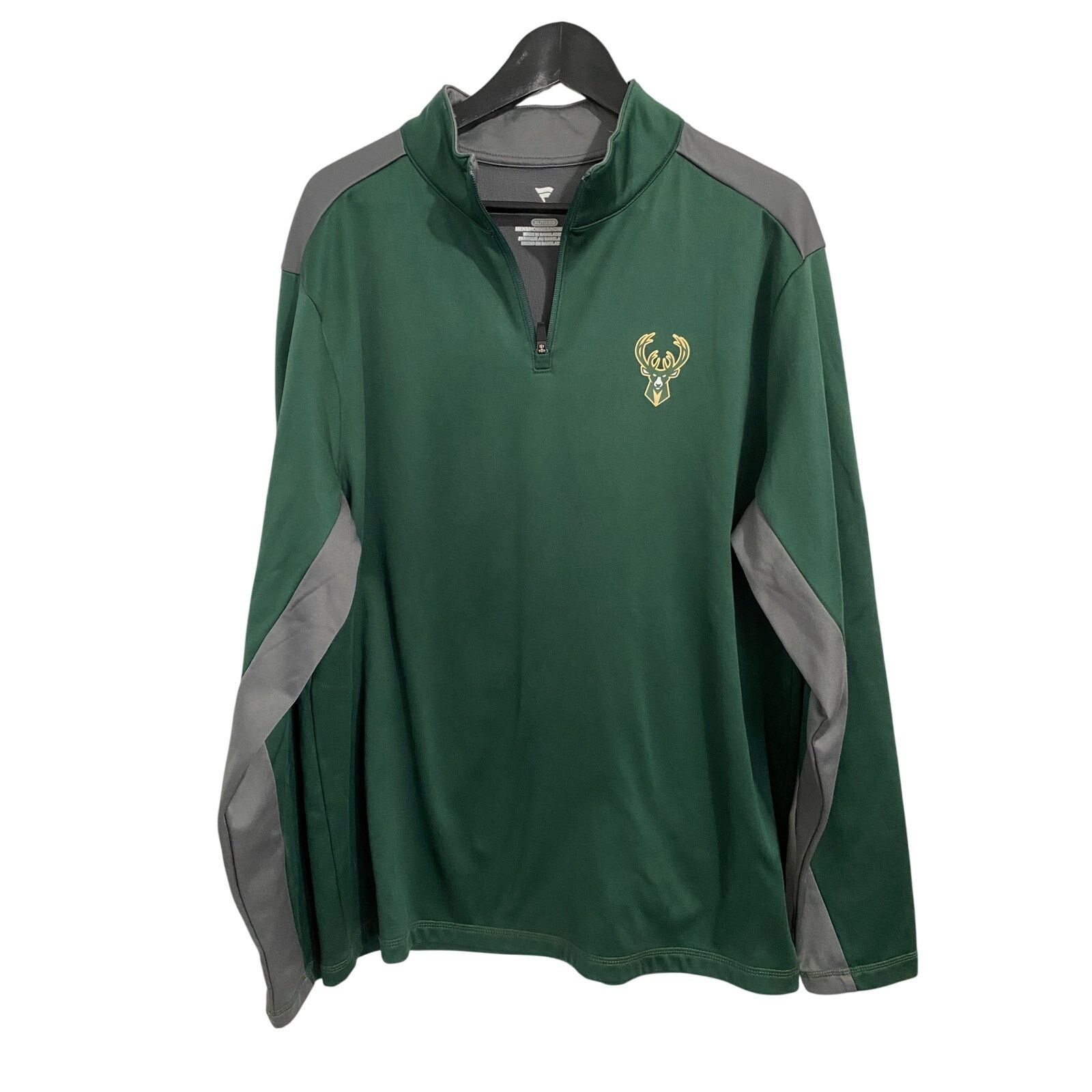 NBA Milwaukee Bucks 1/4-Zip Sweatshirt Size XL Size US XL / EU 56 / 4 - 1 Thumbnail