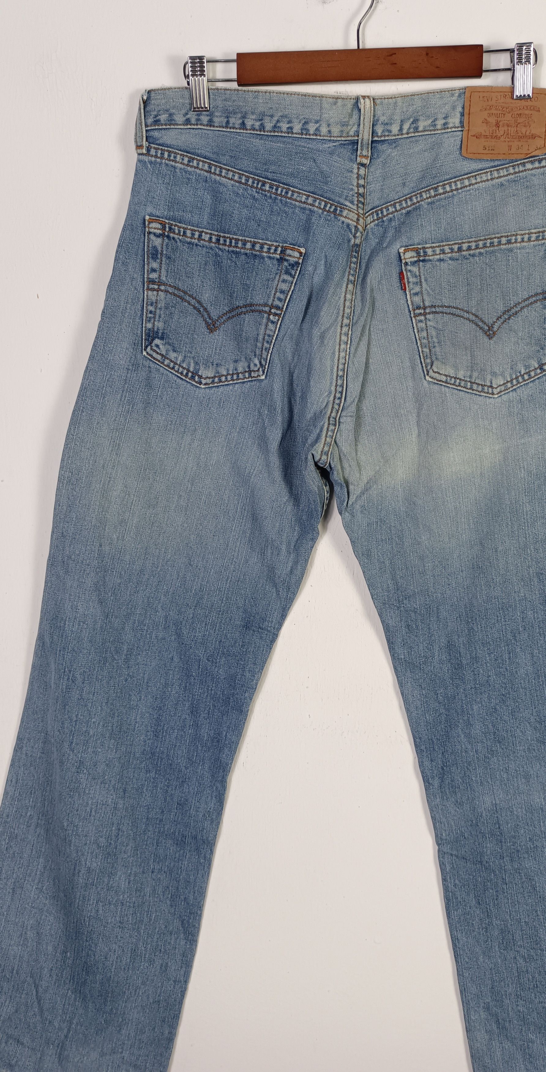 Levi's Vintage💥Levi's 512 ditressed Jeans Size US 38 / EU 54 - 11 Thumbnail