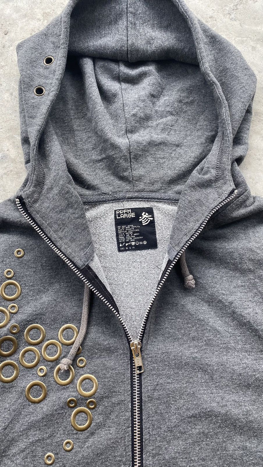 Japanese Brand × PPFM RARE PPFM YingYang Hooded Sweater Size US L / EU 52-54 / 3 - 5 Thumbnail
