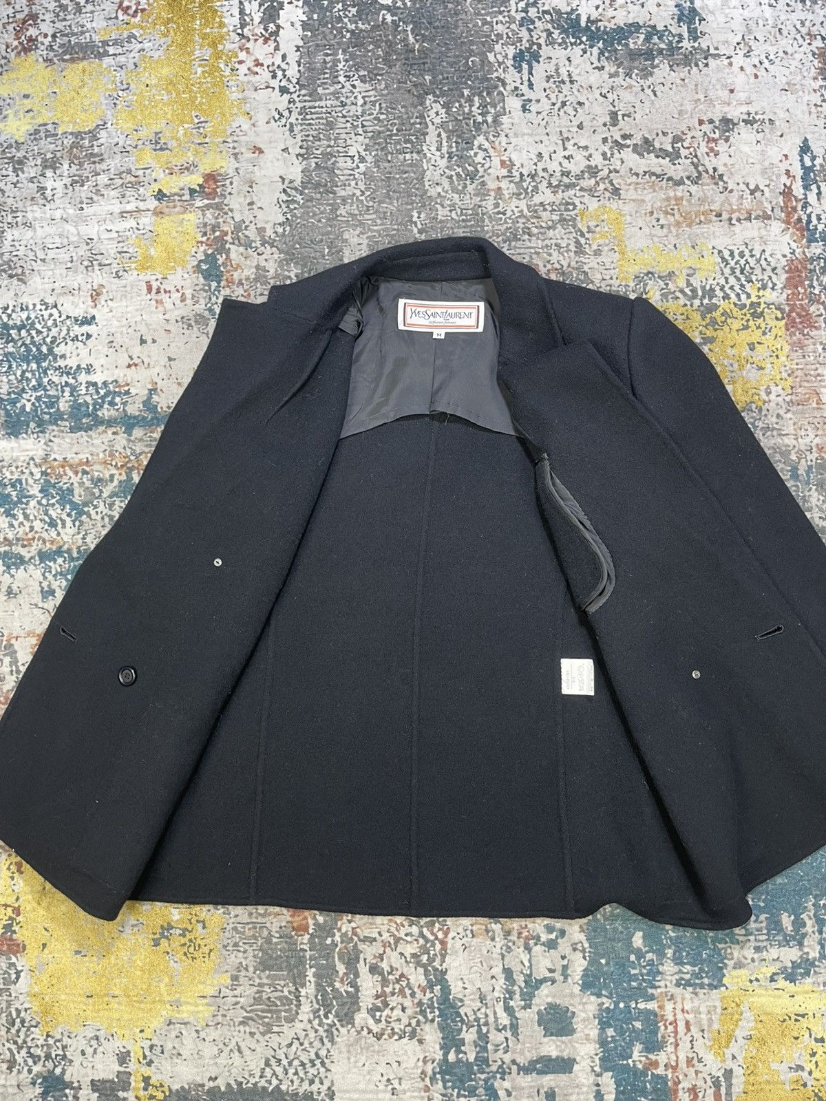 Yves Saint Laurent Yvest Saint Laurent Ysl Double Breasted Wool Blazer Size M / US 6-8 / IT 42-44 - 8 Thumbnail