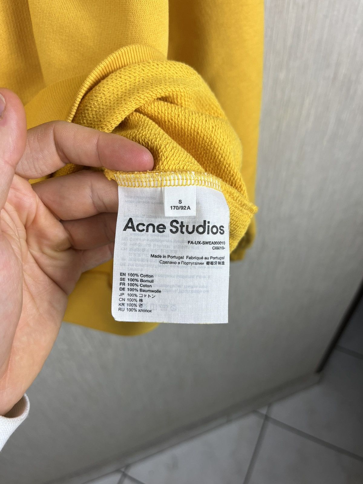 Acne Studios Acne Studios oversized ferris face sweatshirt basic crewneck Size US S / EU 44-46 / 1 - 16 Thumbnail