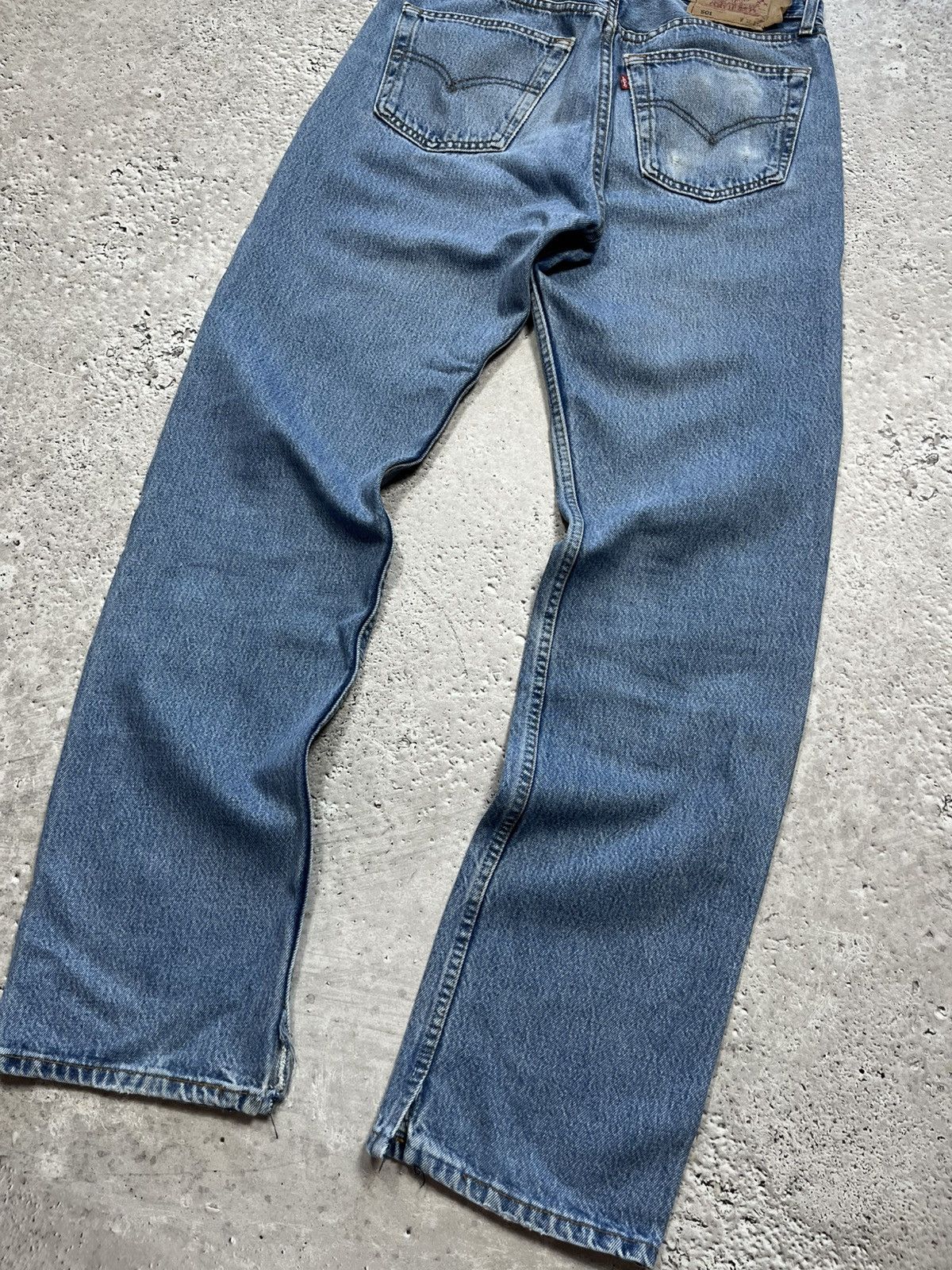 Levi's Levi’s 501 Light Blue Jeans 32x34 Made in Spain Paint Marks Size US 32 / EU 48 - 2 Thumbnail