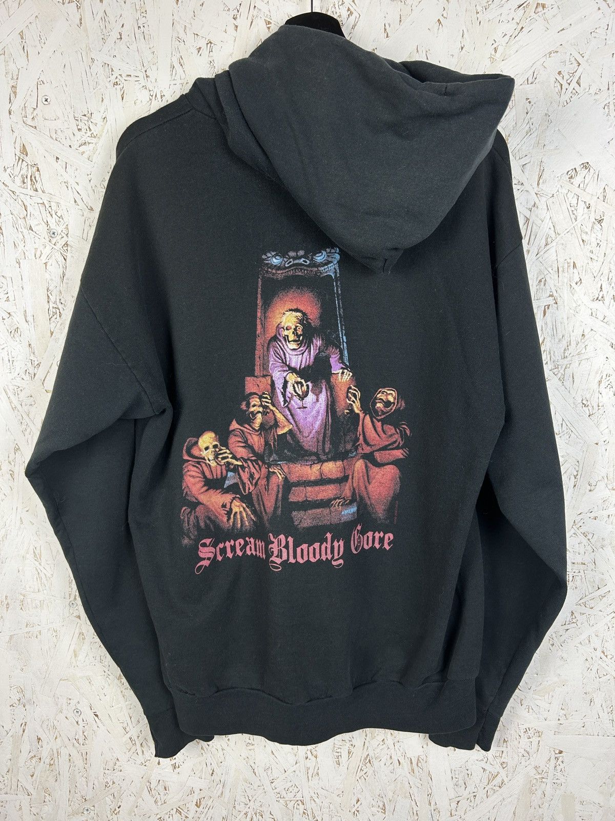 Band Tees 00s Death 2006 Scream Bloody Gore Metal Band Hoodie Black L Size US L / EU 52-54 / 3 - 6 Thumbnail