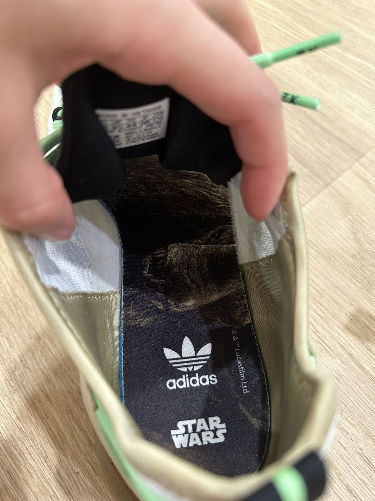 Adidas Adidas Boost ZX 2K Star Wars Mandalorian ‘Mudhorn’ Size US 10 / EU 43 - 9 Thumbnail