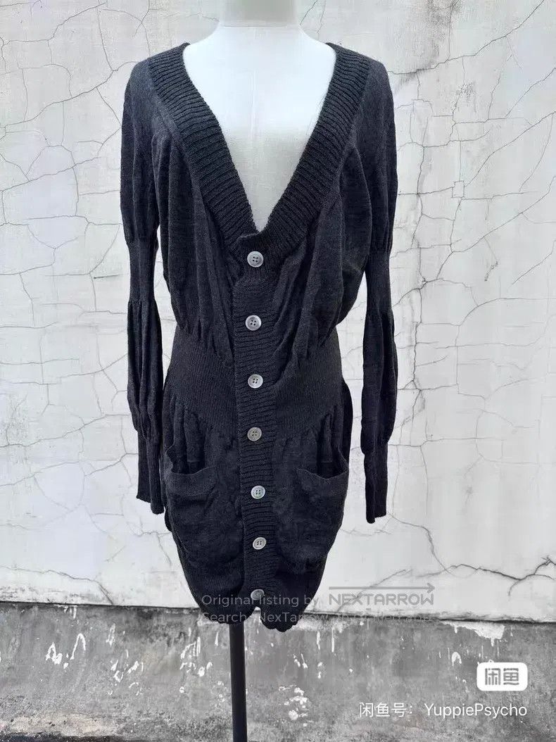 Comme des Garcons Comme des Garcons Wool Knit Sweater Cardigan Dress Size S / US 4 / IT 40 - 3 Thumbnail