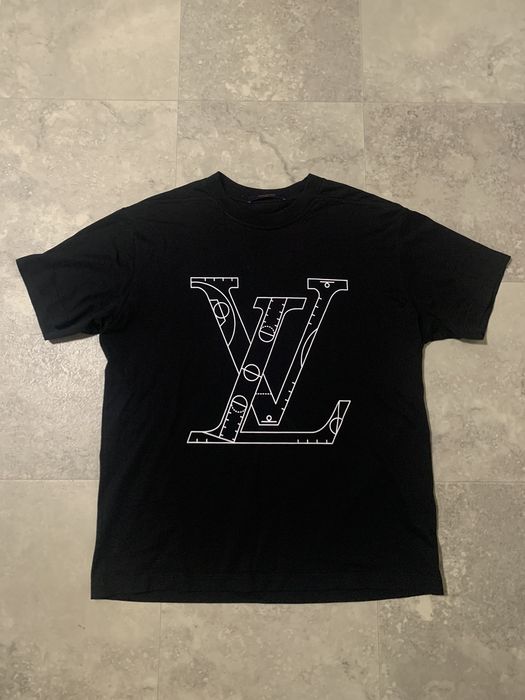 Louis Vuitton Black NBA Logo T-Shirt