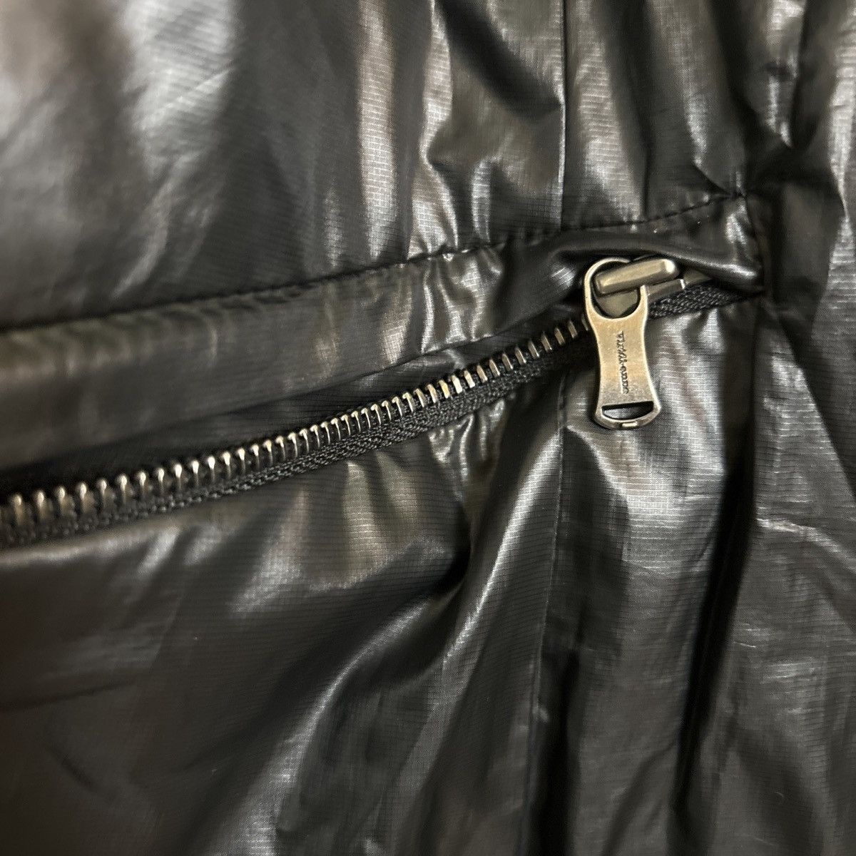 The Viridi-anne Black Cross-Zip Down Puffer Vest. Wool/Linen Small w/Tag Size US S / EU 44-46 / 1 - 5 Thumbnail