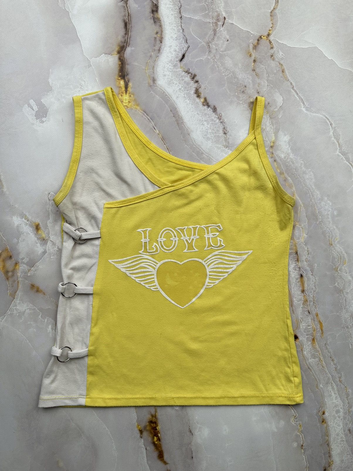 Japanese Brand Vintage Printed Tank Top Size XS / US 0-2 / IT 36-38 - 1 Thumbnail