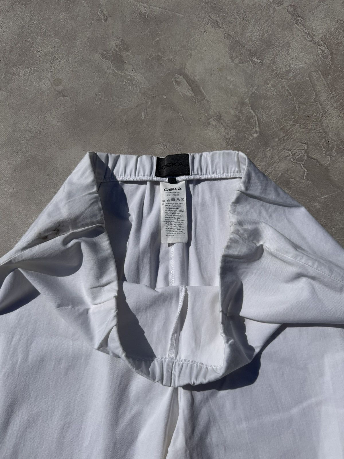 OSKA OSKA White Baggy Chino Pants Size 36" / US 14 / IT 50 - 5 Thumbnail