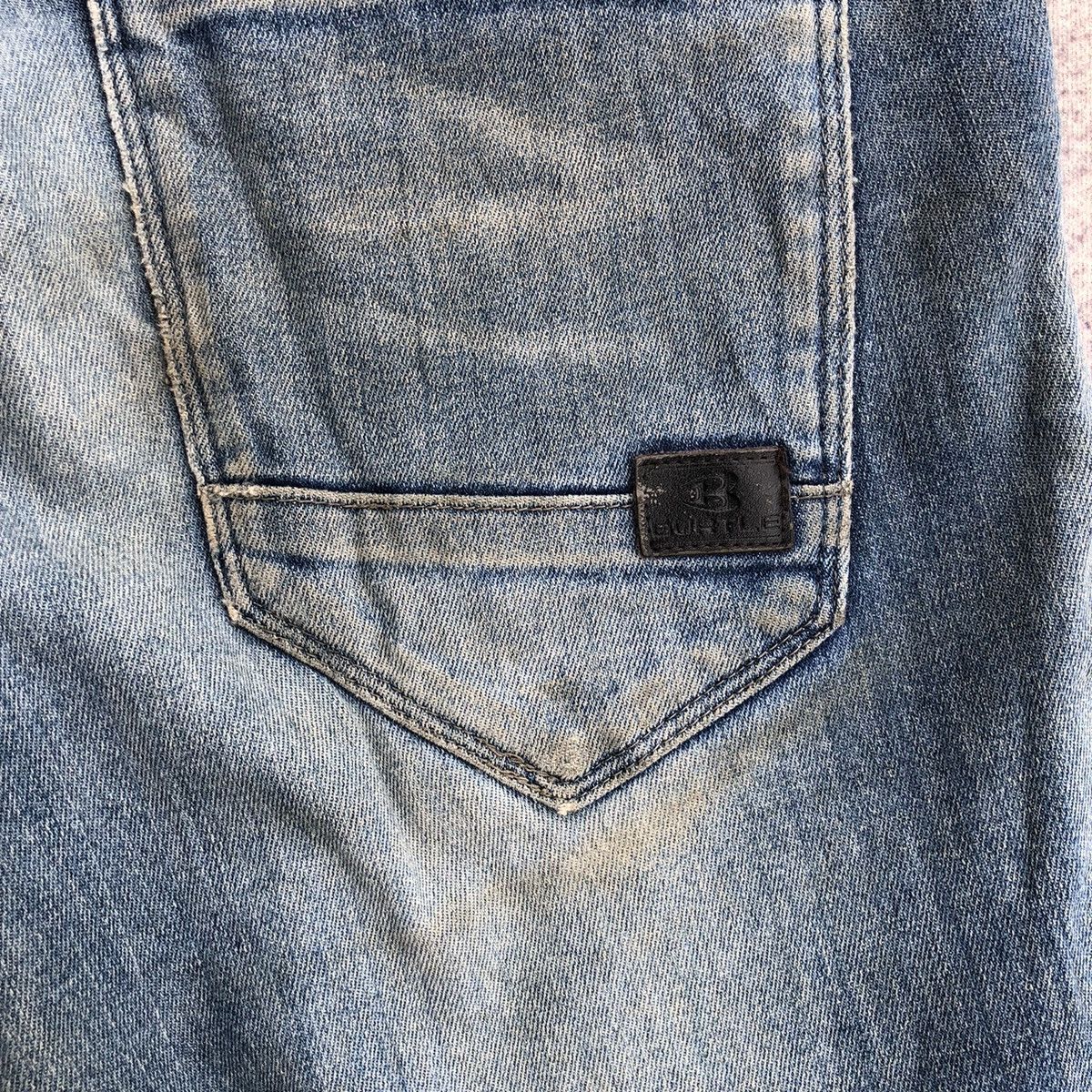 Jean Faded Denim Cargo Multipocket Rare Pattern Size US 30 / EU 46 - 10 Thumbnail