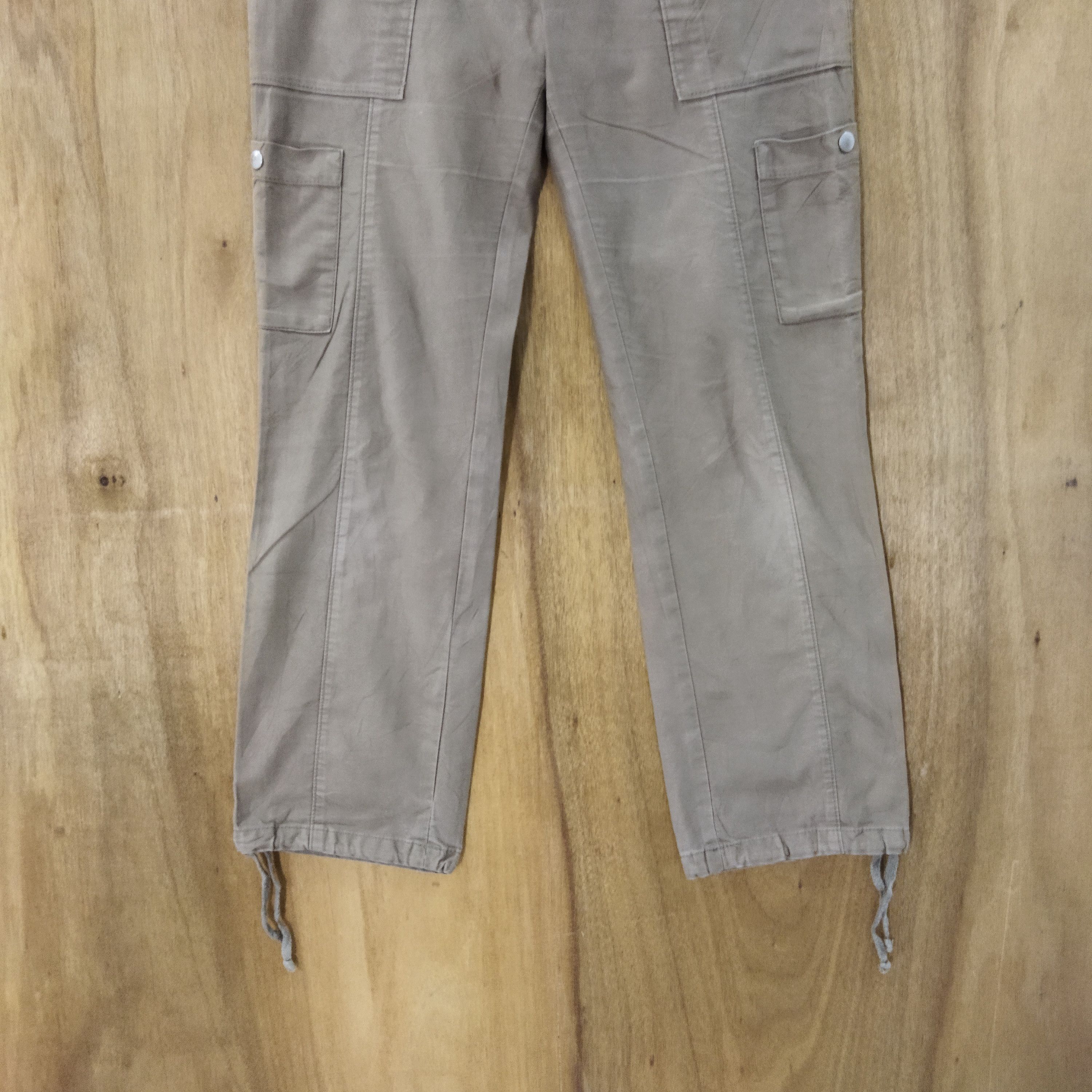 Japanese Brand HUMAN WOMAN BROWN CARGO PANTS Size US 30 / EU 46 - 3 Thumbnail