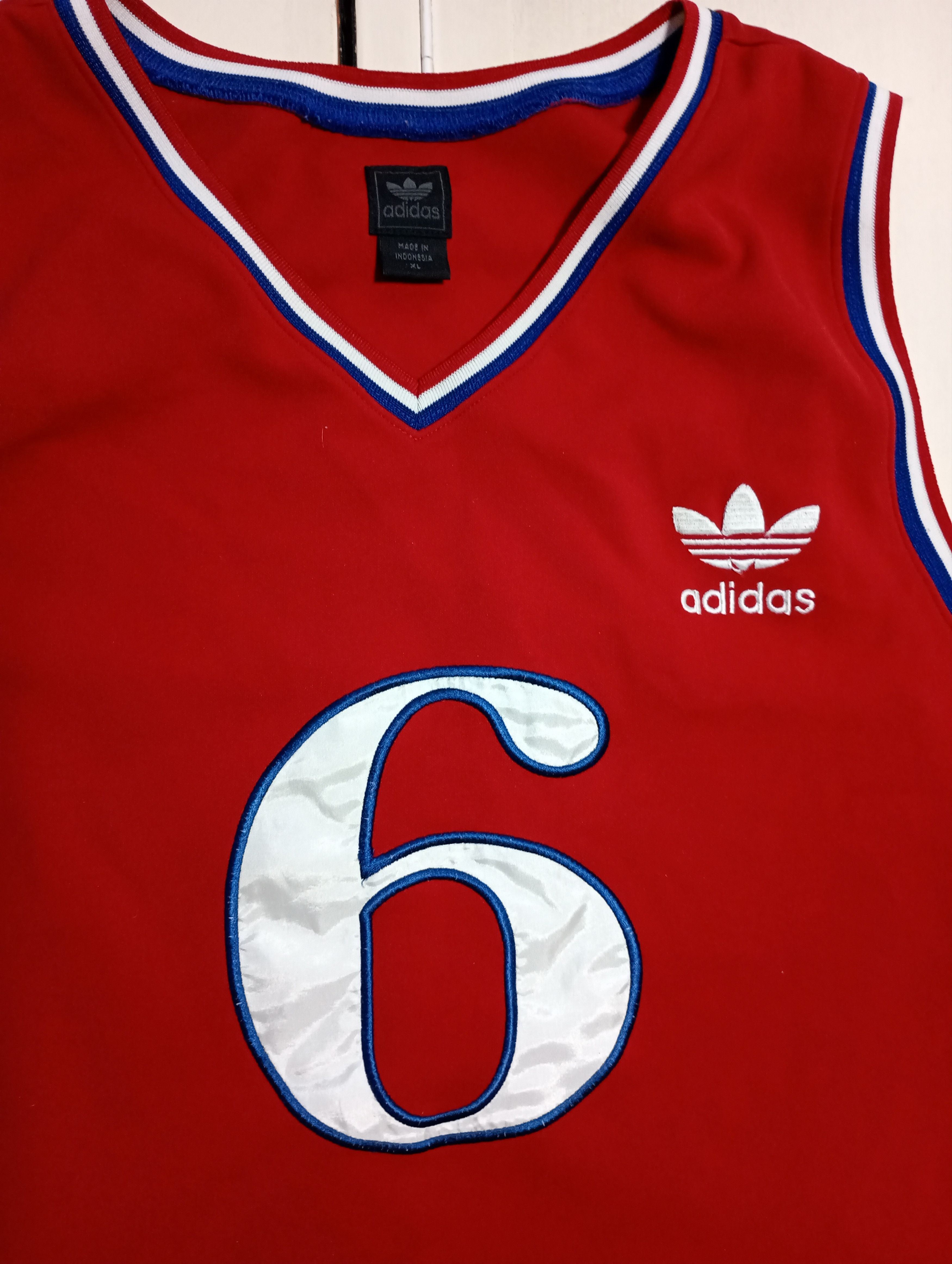 Adidas Adidas Juilius Erving Philadelphia 76ers Jersey 2002 Size US XL / EU 56 / 4 - 8 Thumbnail