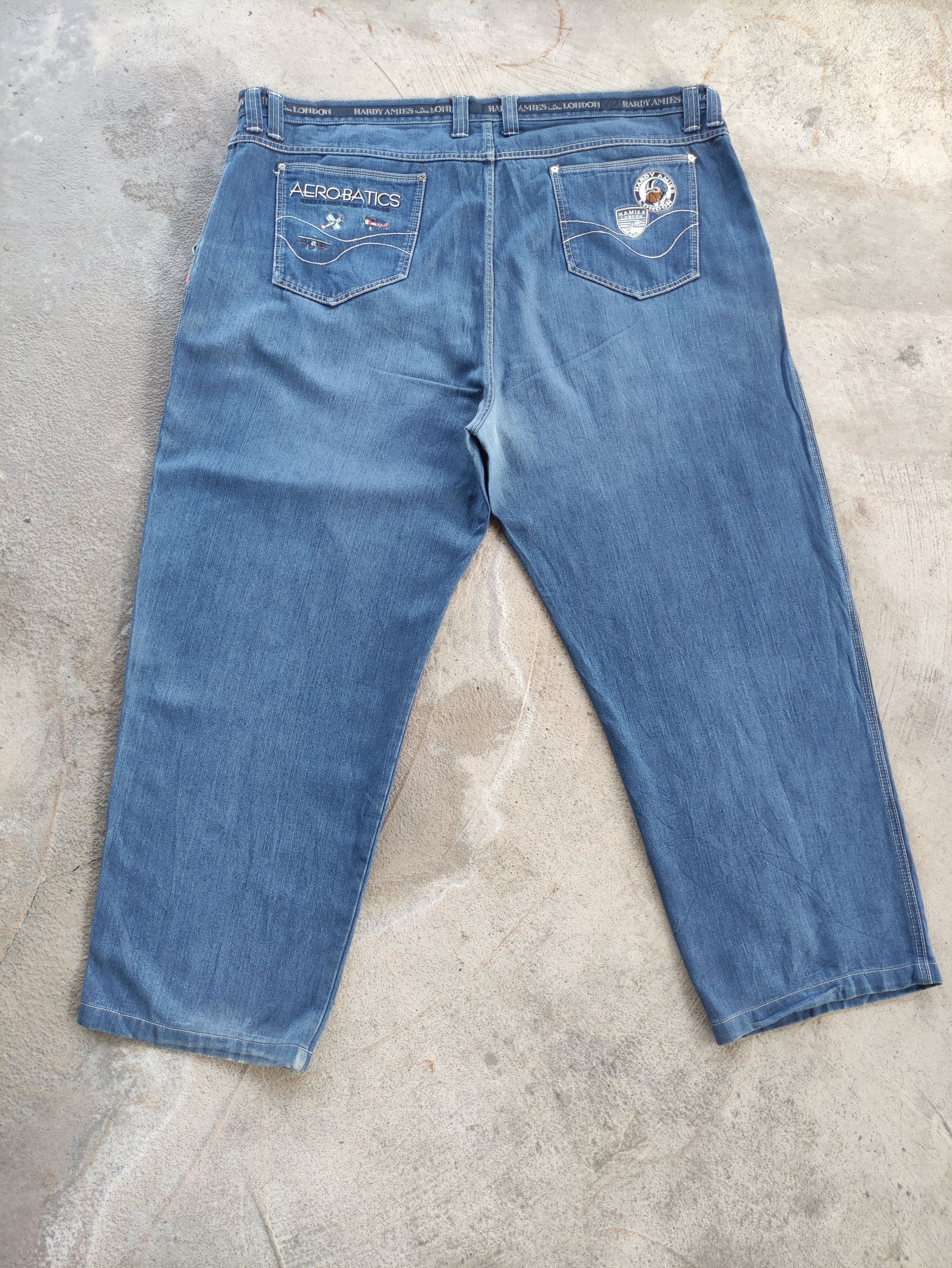 Hardy Amies Vintage Hardy Amies Jean Baggy Faded Denim Size US 44 / EU 60 - 9 Thumbnail