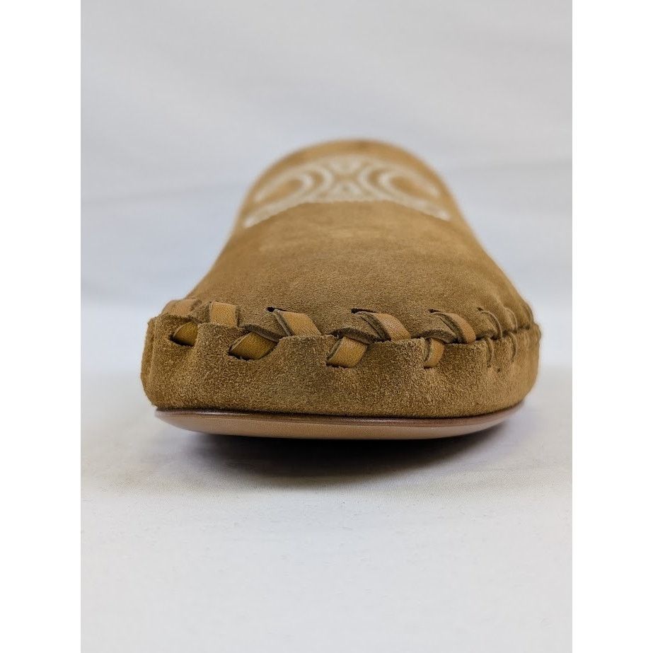 Celine o1rshd1 Suede Calfskin Mules in Dark Havana Size US 11 / EU 44 - 5 Thumbnail