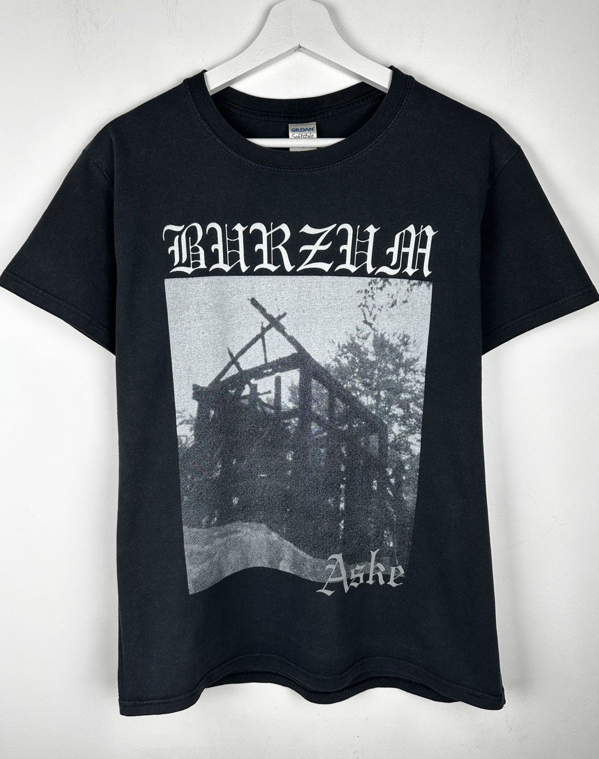 Band Tees Burzum Aske Black Metal Graphic T Shirt Tee Size US M / EU 48-50 / 2 - 1 Thumbnail