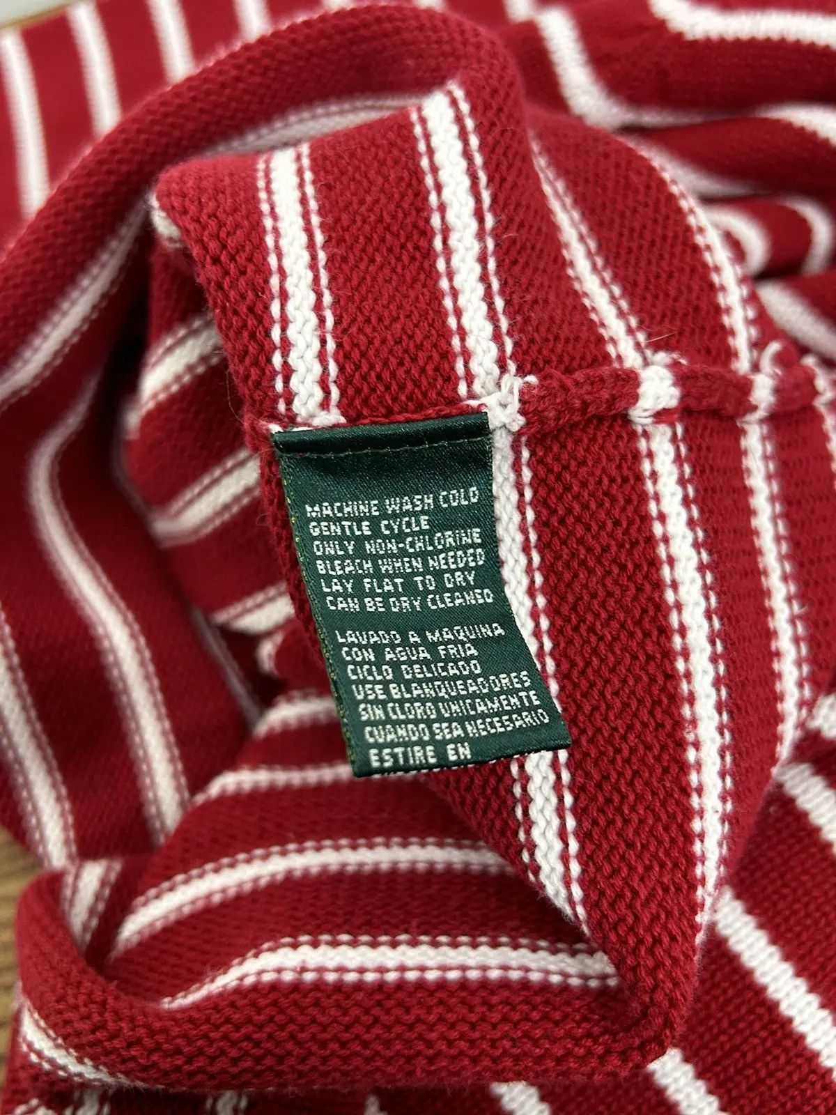Lauren Ralph Lauren Vintage Lauren Ralph Lauren Marine Striped Sweater In Red Size M / US 6-8 / IT 42-44 - 7 Thumbnail