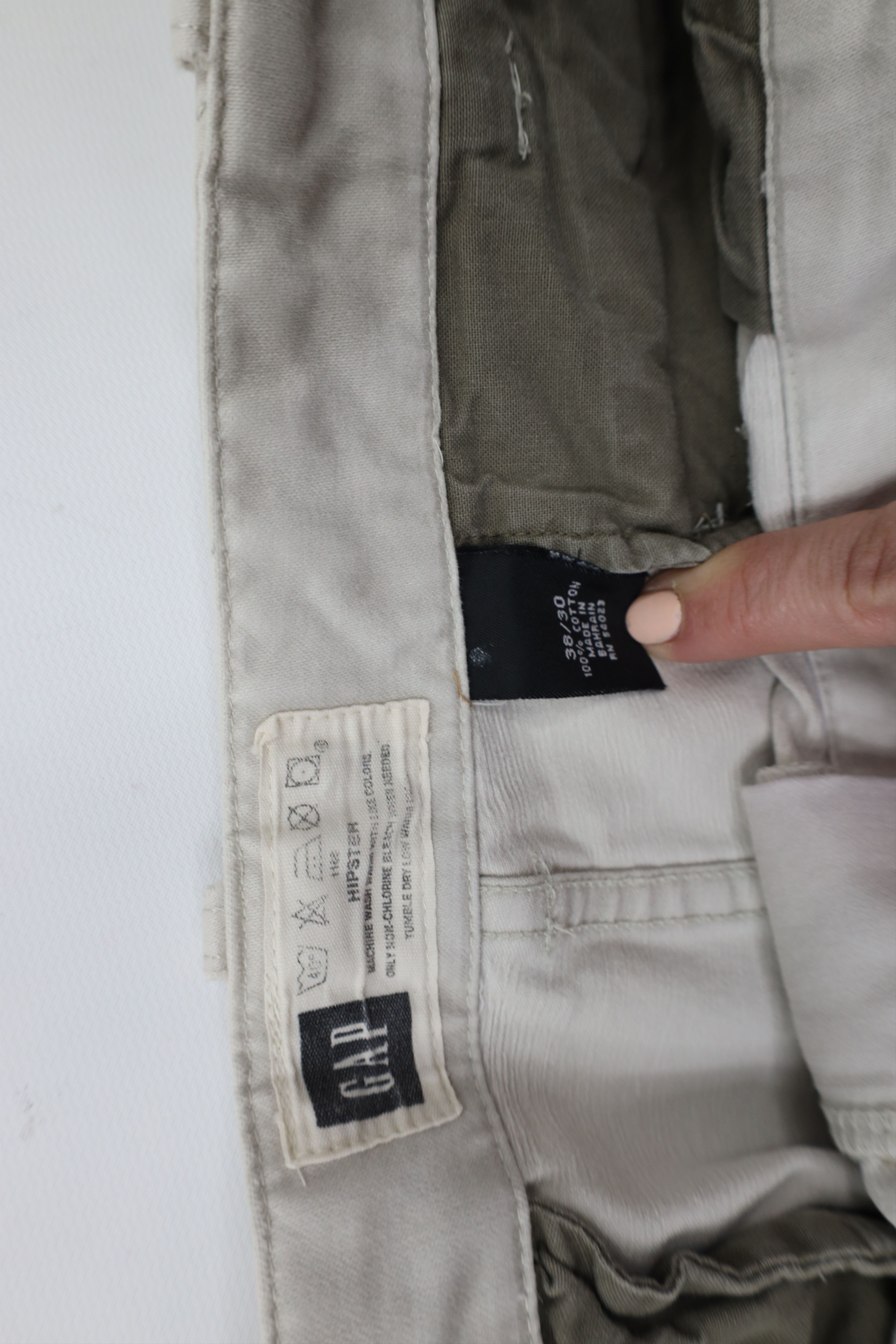Gap × Vintage Vintage 90s Y2K Gap Baggy Hipster Wide Leg Pants Gray Size US 38 / EU 54 - 9 Thumbnail