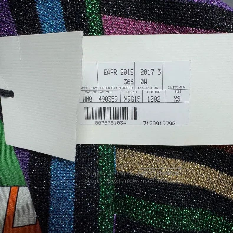 Gucci Gucci Rainbow colour-matched sleeveless dress with full pr Size XS / US 0-2 / IT 36-38 - 5 Thumbnail