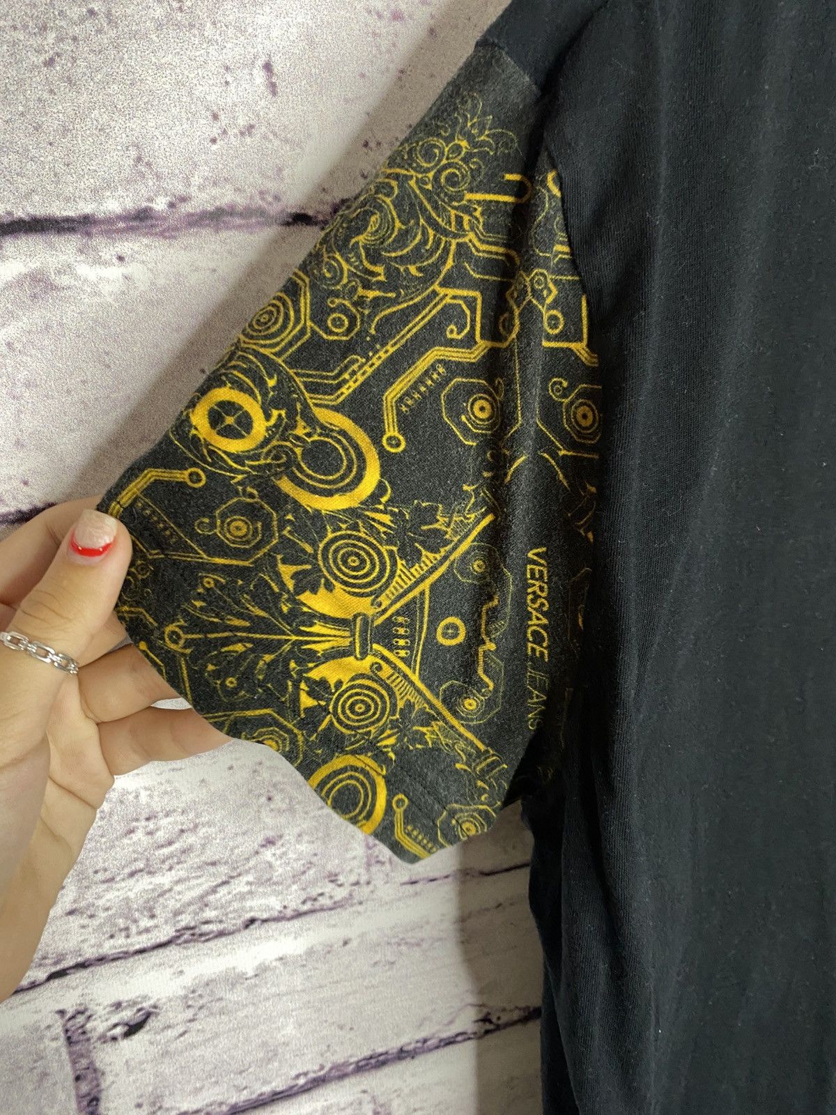 Versace Mens Versace Jeans Luxury T-Shit Multi-Printed Sleeves Size US S / EU 44-46 / 1 - 9 Thumbnail