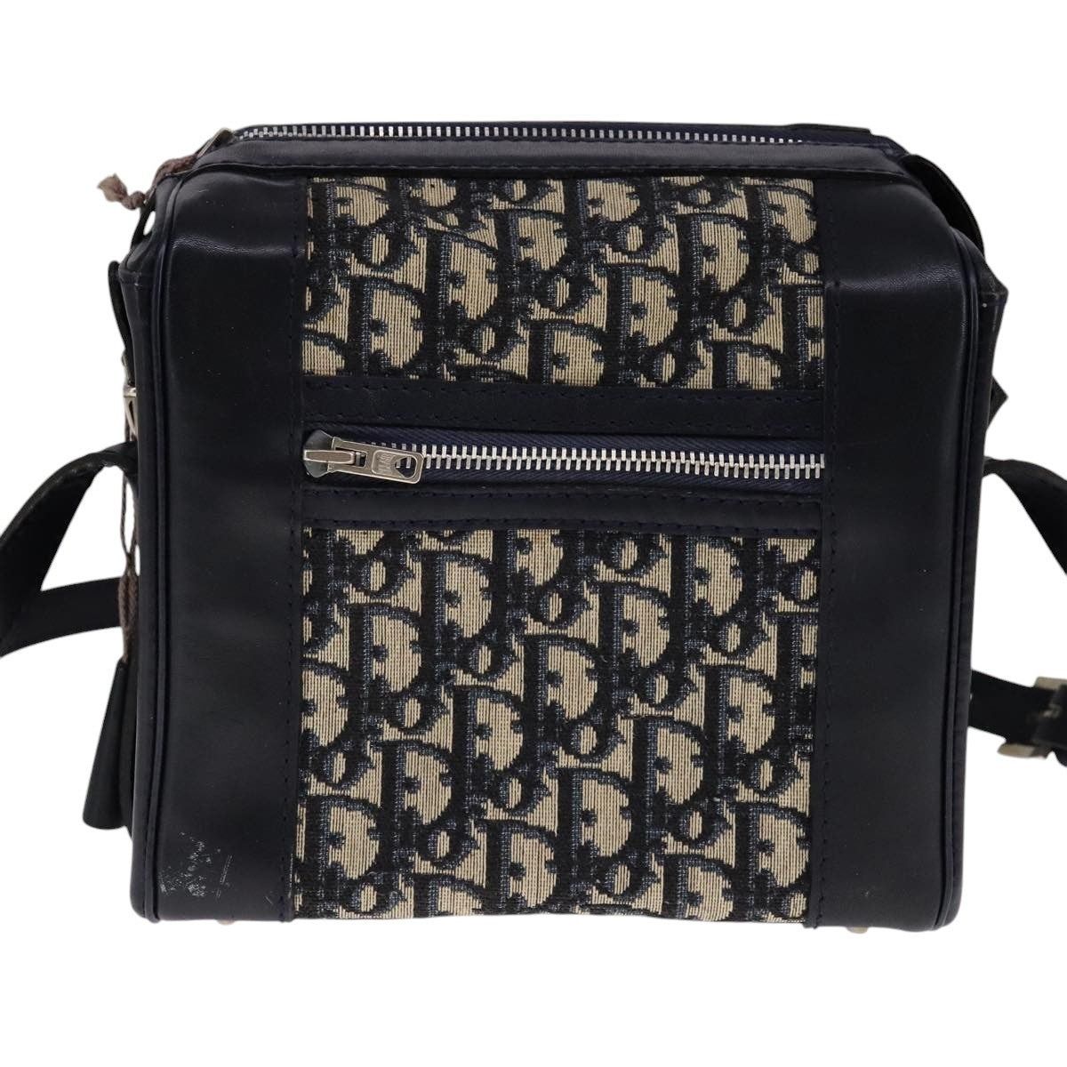 Dior DIOR Trotter Canvas Shoulder Bag Navy Size ONE SIZE - 13 Thumbnail