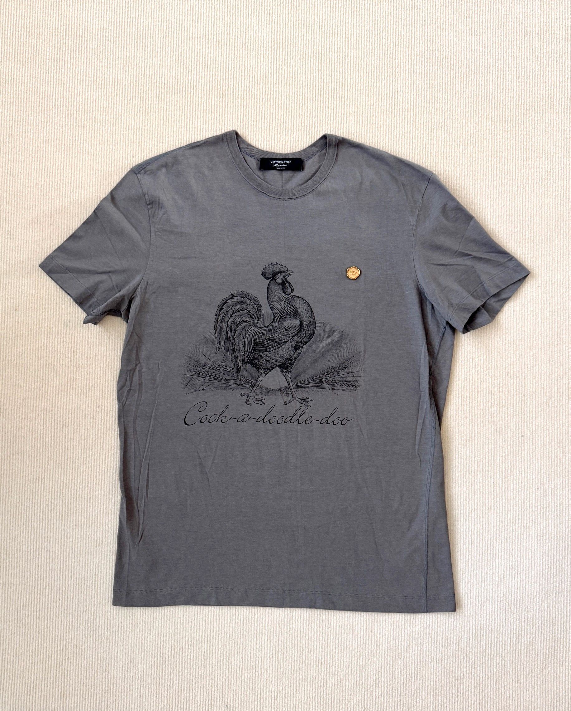 Viktor & Rolf Viktor & Rolf Monsieur Gold Emblem Graphic Print T-Shirt Size US XL / EU 56 / 4 - 2 Thumbnail