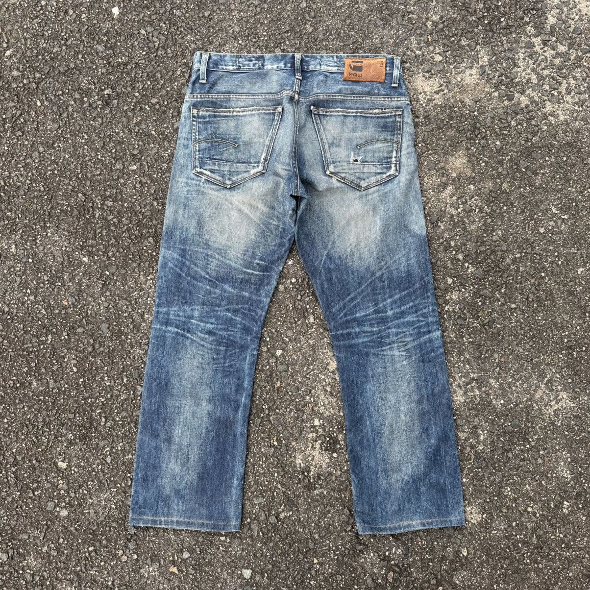 G-Star VINTAGE G STAR ITALY BUTTON FLY FADED JEAN DENIM PANTS Size US 35 - 10 Thumbnail