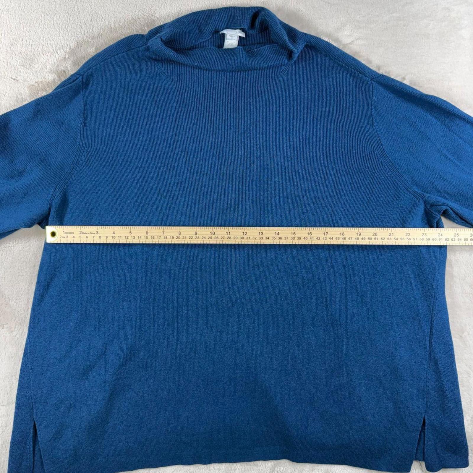 Other J. Jill Sweater Women's 3X Turquoise Knit Size 3XL / US 20-22 - 6 Thumbnail
