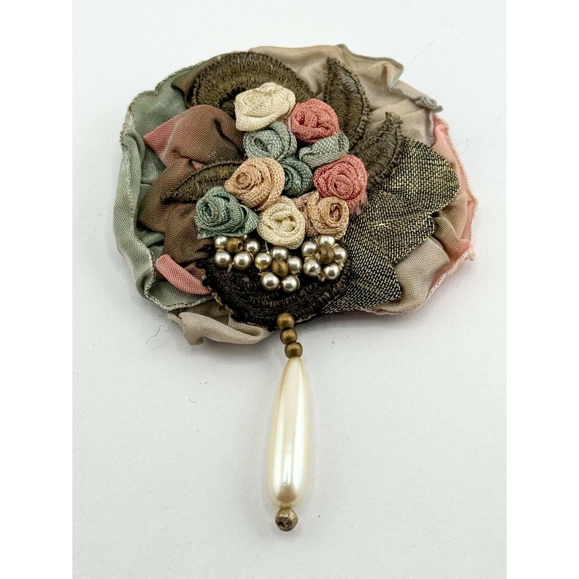 Vintage Vintage Beverly Gayle Beaded Flower Brooch Pin Size ONE SIZE - 1 Thumbnail