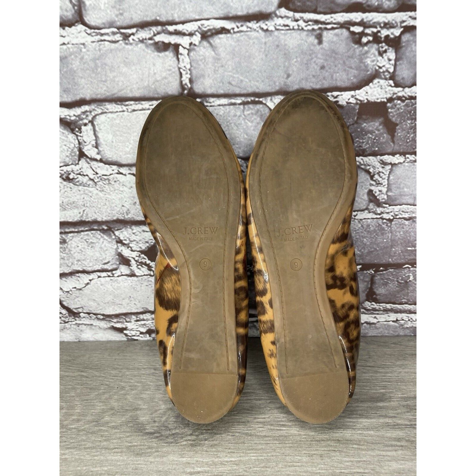 J.Crew J. Crew Caramel Animal Print Patent Leather Ballet Flats Wom Size US 9 / IT 39 - 9 Thumbnail